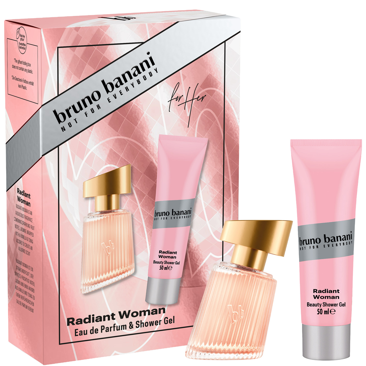 Bruno Banani Radiant Woman Set Eau de Parfum 30ml & Shower Gel 50ml