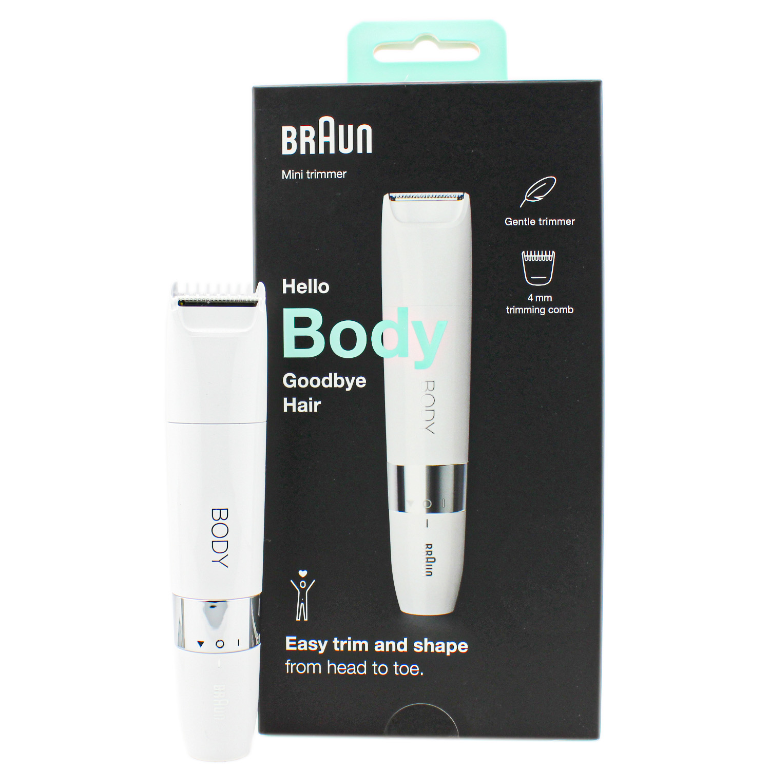 Braun Mini-Körpertrimmer BS1000 Wet & Dry