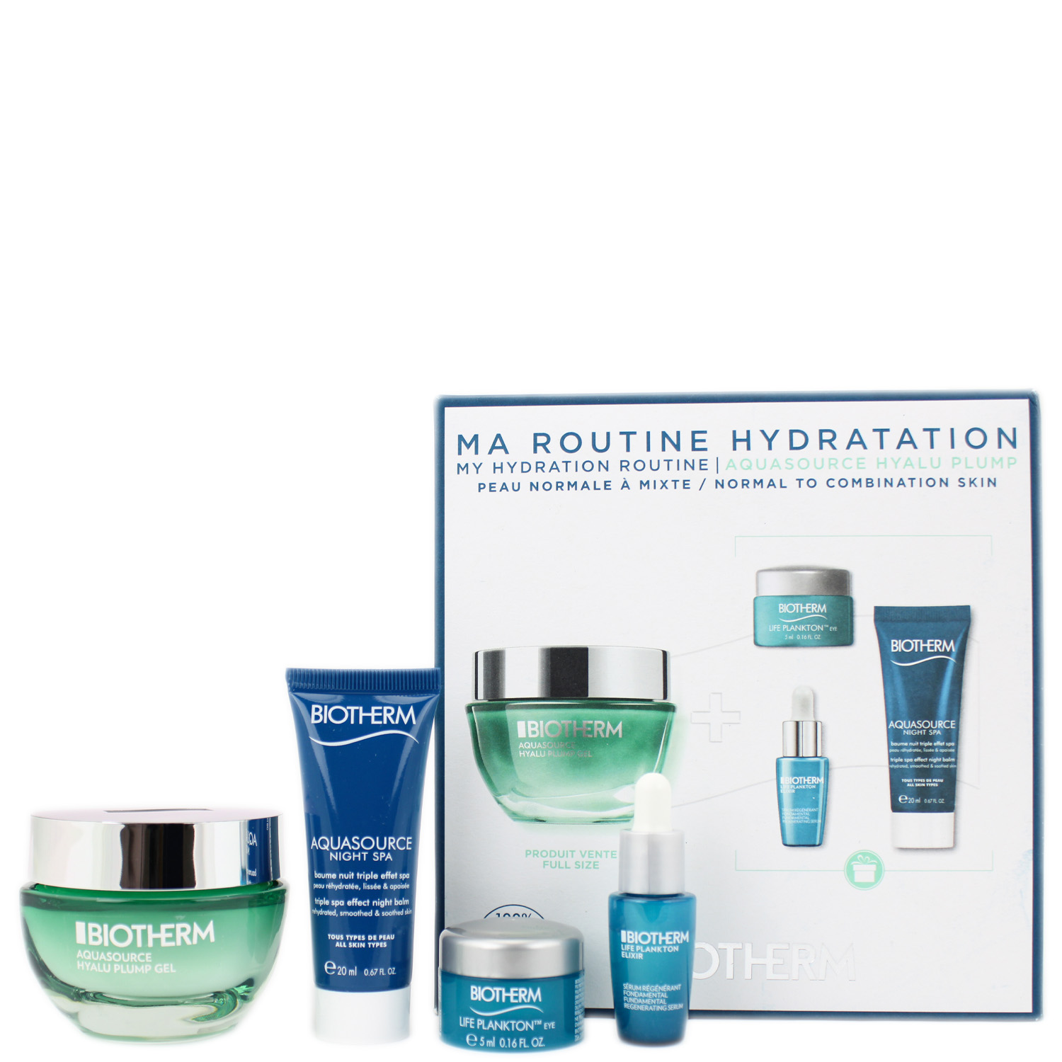 Biotherm Aquasource Hyalu Plump Routine Set 4-teilig