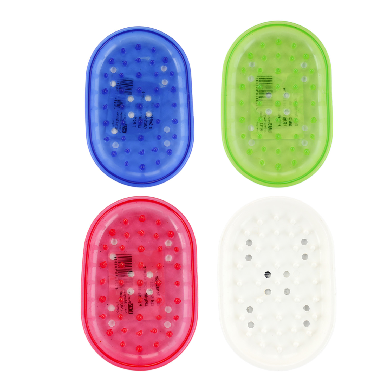 Seifenablage Oval aus Gummi in verschiedenen Farben