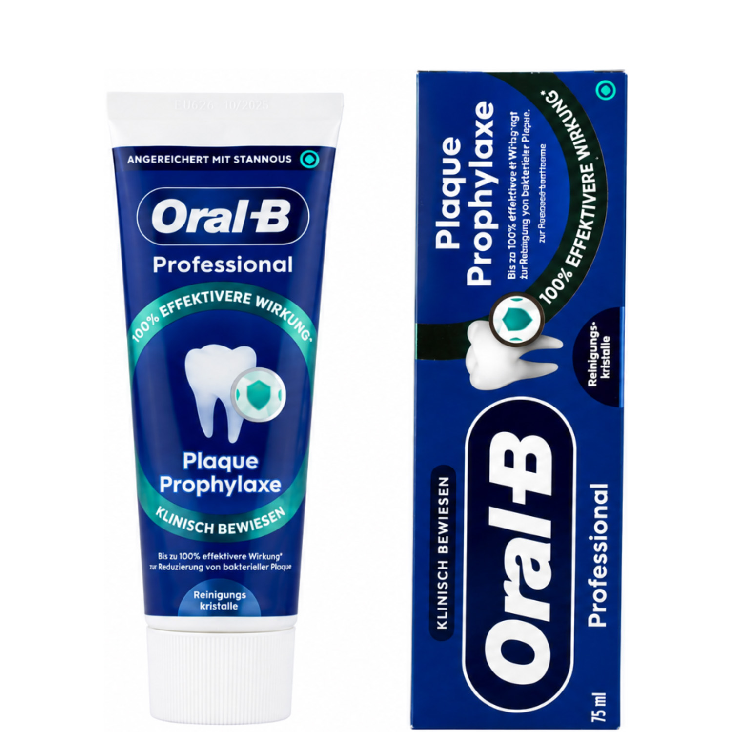 Oral-B Professional Plaque Prophylaxe Zahncreme mit Minzgeschmack 75 ml