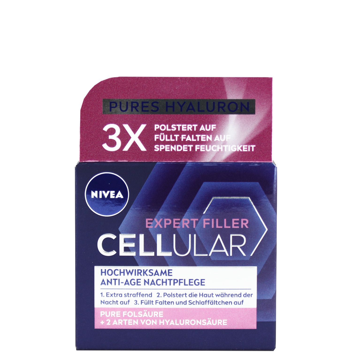 Nivea Cellular Expert Filler Hochwirksame Anti-Age Nachtpflege 50ml