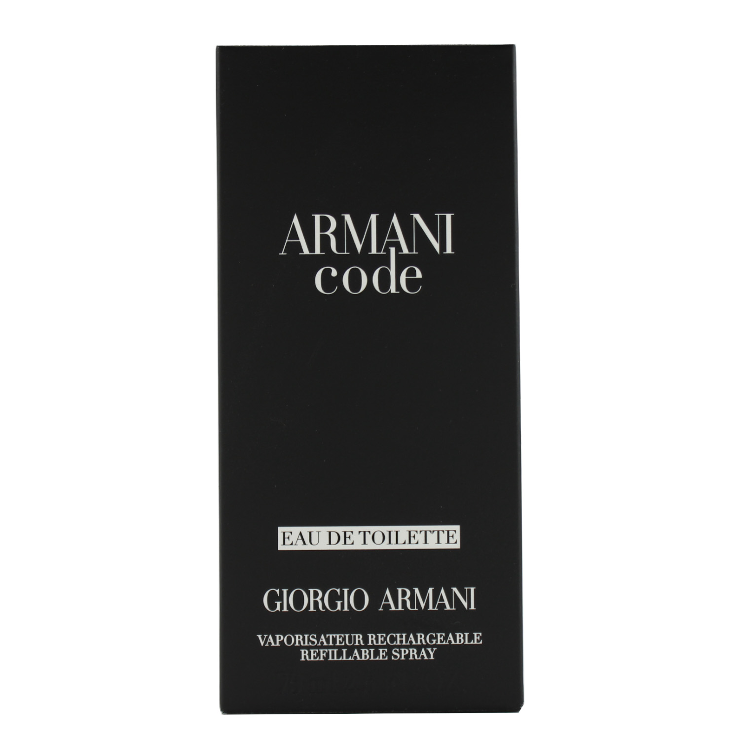 Giorgio Armani Code Homme Eau de Toilette 75ml Refillable