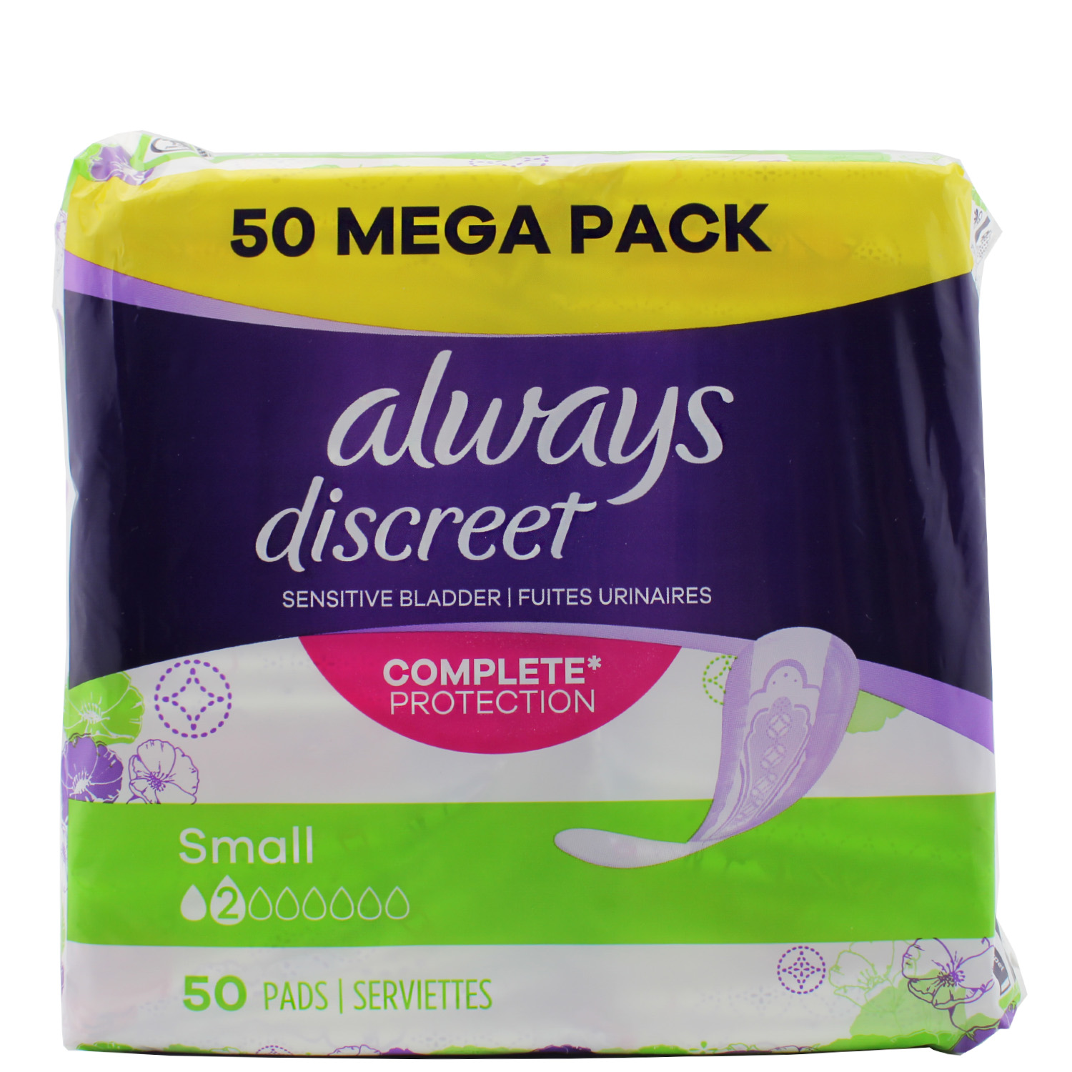 Always Discreet Einlagen bei Blasenschwäche Small 50er-Mega Pack Always Discreet Einlagen bei Blasenschwäche Small 50er-Mega Pack
