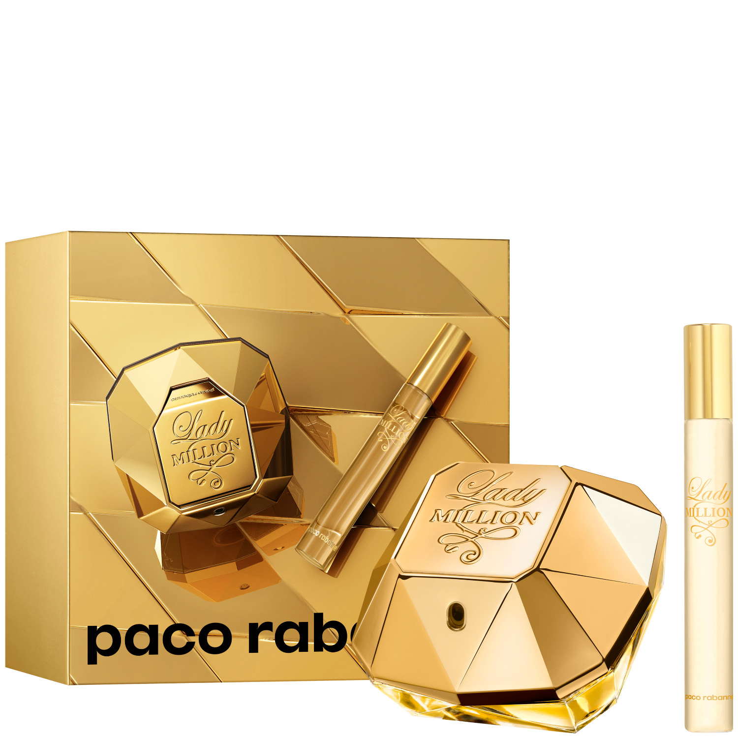 Paco Rabanne Lady Million Set 2022 Eau de Parfum 50ml & Travelspray 10ml