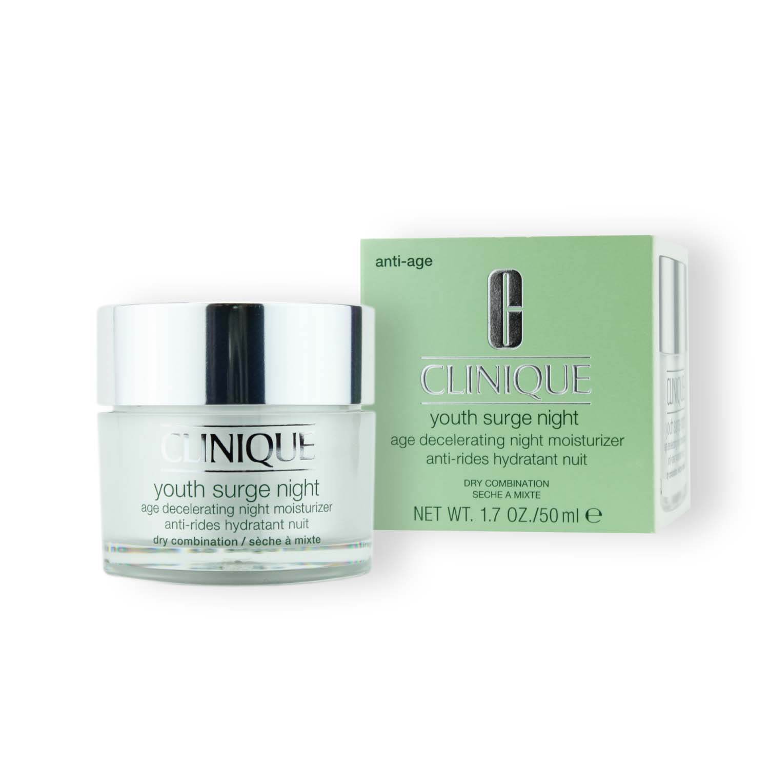 Clinique Youth Surge Night Age Decelerating Night Moisturizer Dry To Combination Skin 50ml