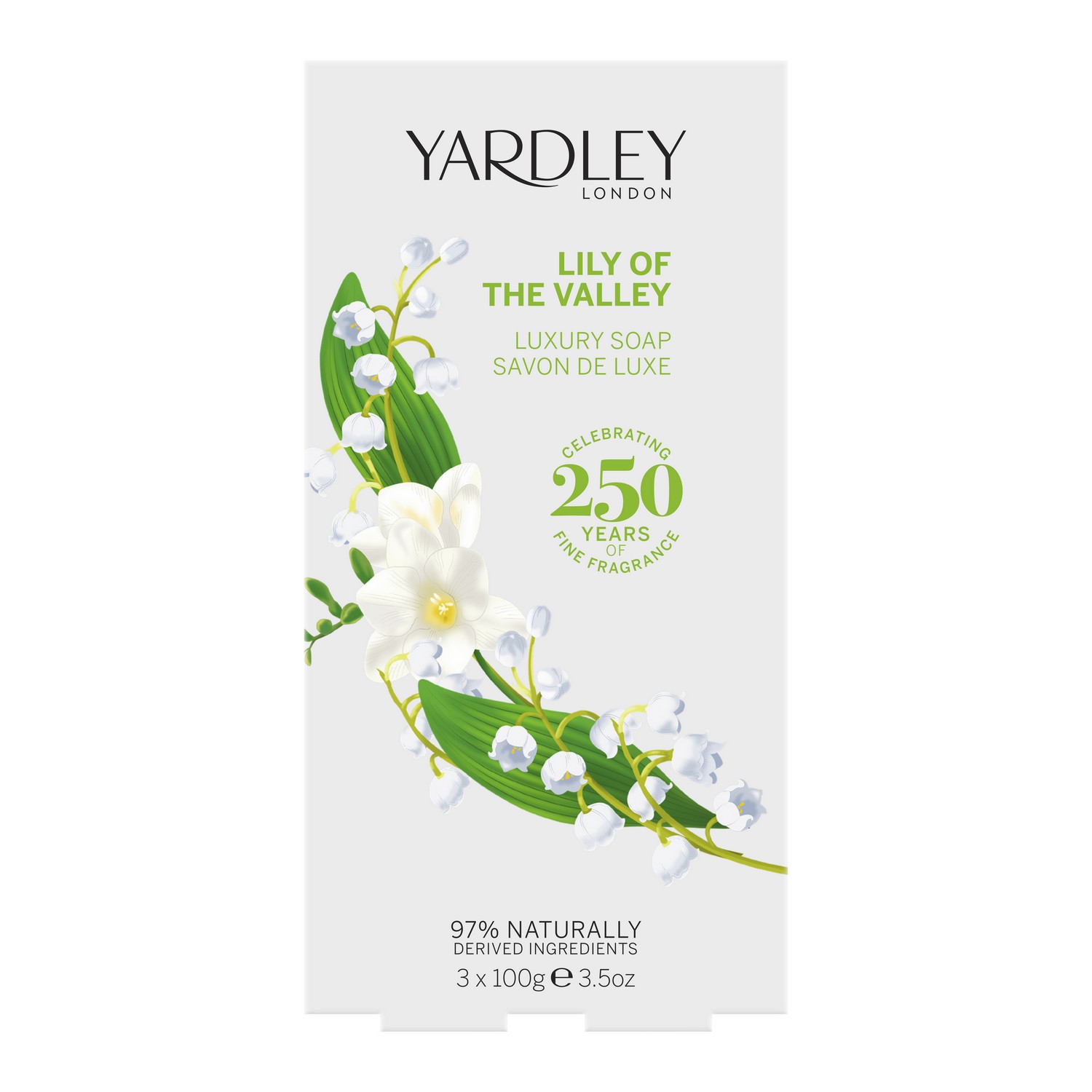 Yardley Lily of the Valley Seife 3x100g