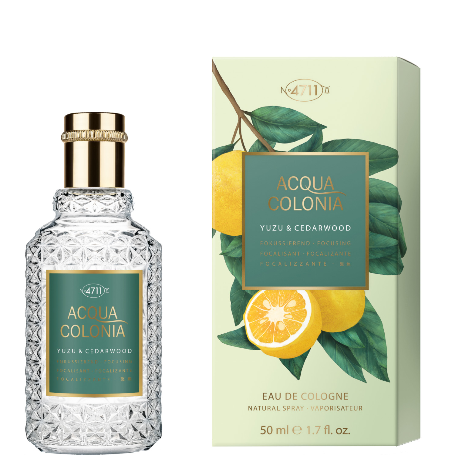 4711 Acqua Colonia Yuzu & Cedarwood Eau de Cologne 50ml
