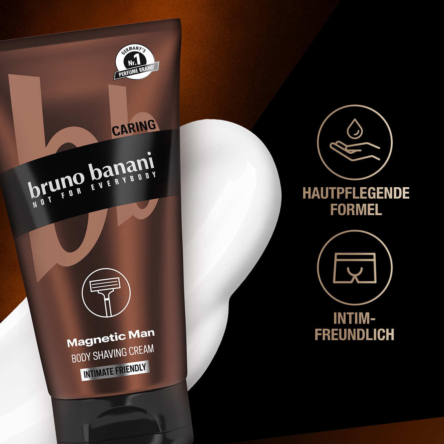Bruno Banani Magnetic Man Body Shaving Cream 150ml