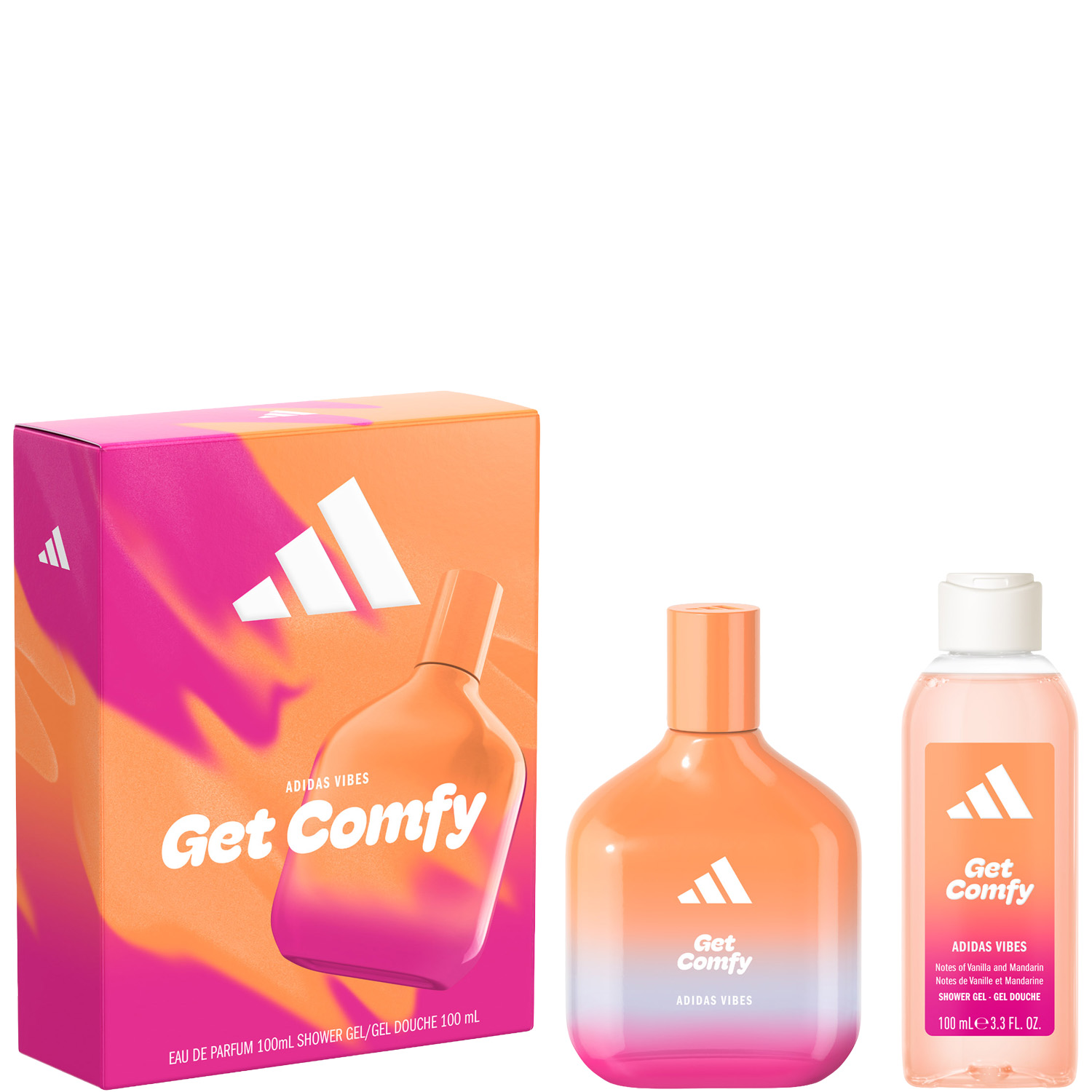 Adidas Vibes Get Comfy Set Eau de Parfum 100ml & Shower Gel 100ml
