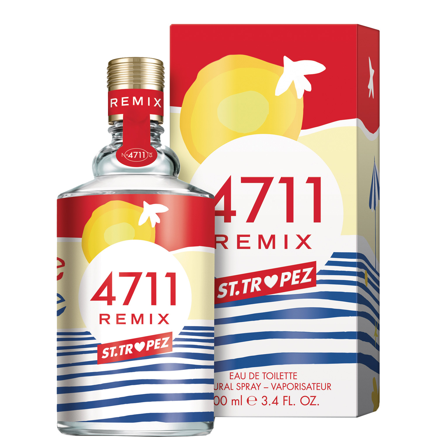 4711 Remix St. Tropez Eau de Cologne 100ml