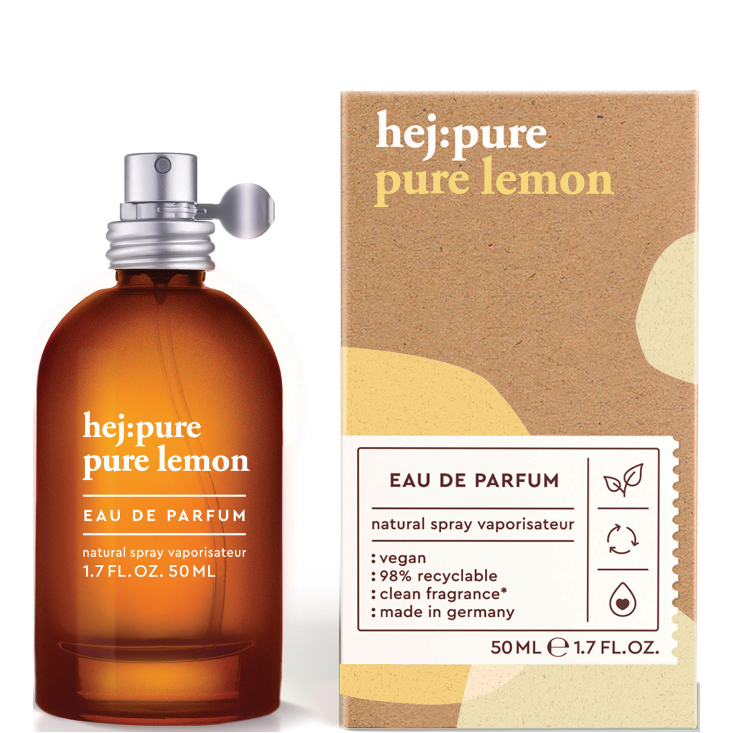 hej:pure Pure Lemon Eau de Parfum 50ml