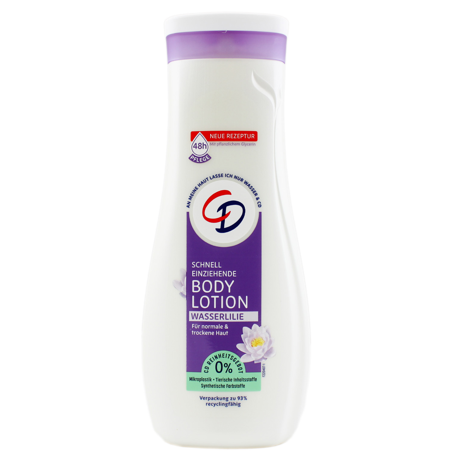 CD Wasserlilie Schnell Einziehende Body Lotion 400ml