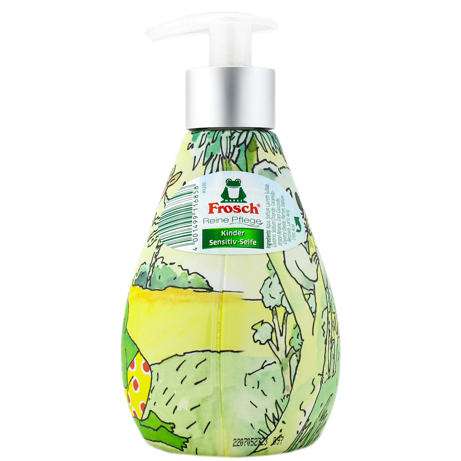 Frosch Reine Pflege Kinder Sensitiv-Seife im Spender 300ml