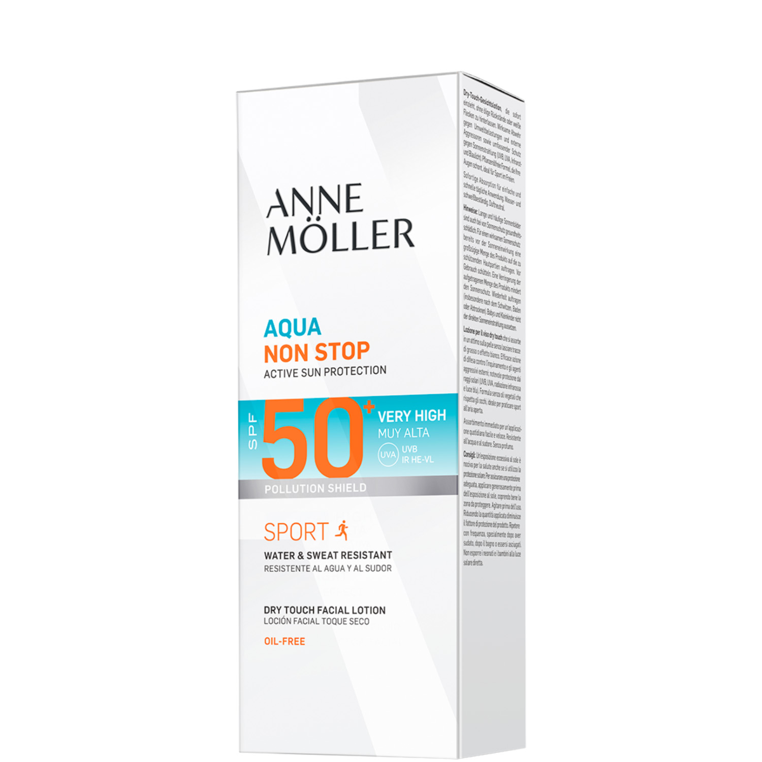 Anne Möller Aqua Non Stop Dry Touch Facial Lotion SPF50+ 75ml