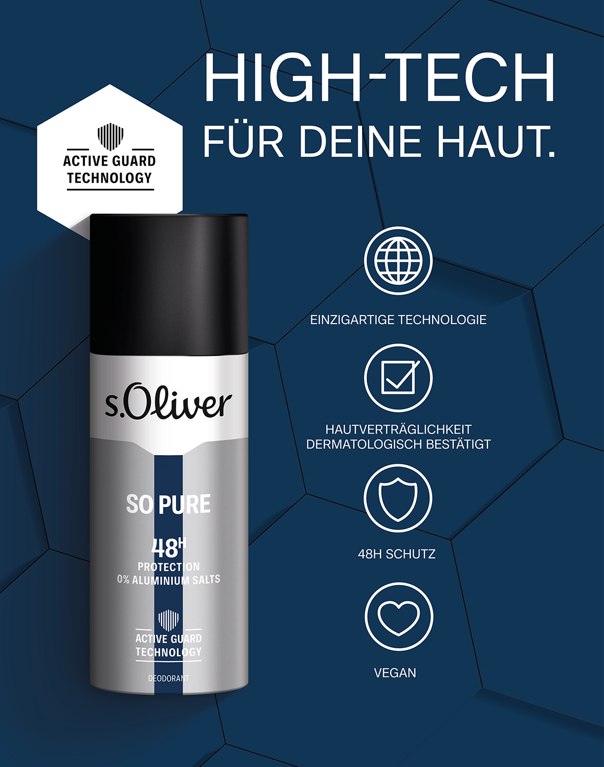 S.Oliver So Pure Men Deodorant Spray 150ml