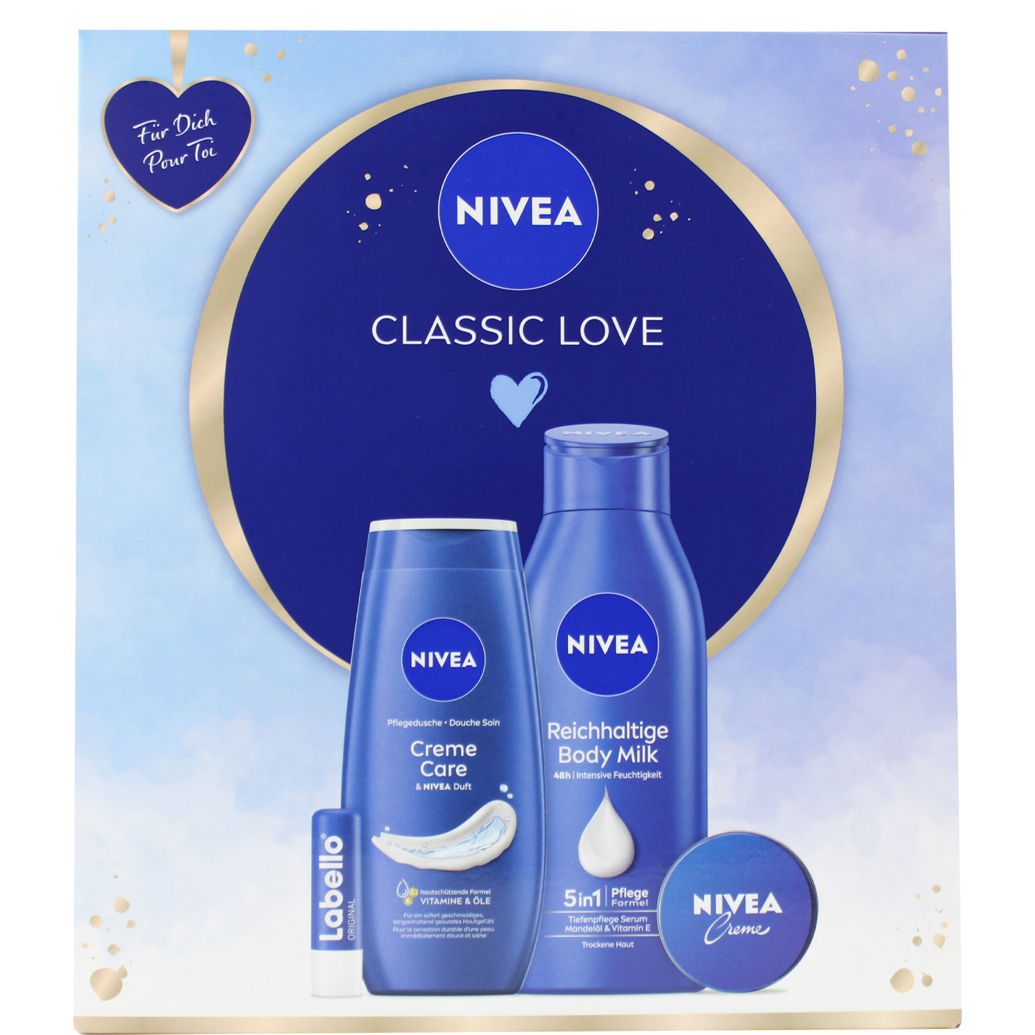 Nivea Classic Love Pflegeset 4-teilig