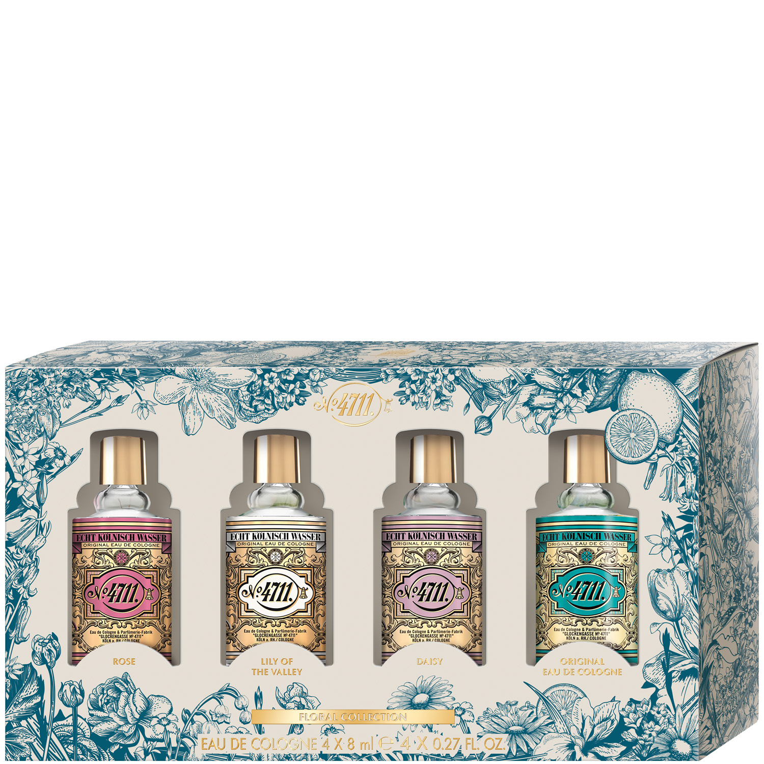 4711 Floral Collection Eau de Cologne Miniaturset 4-teilig 4711 Floral Collection Eau de Cologne Miniaturset 4-teilig