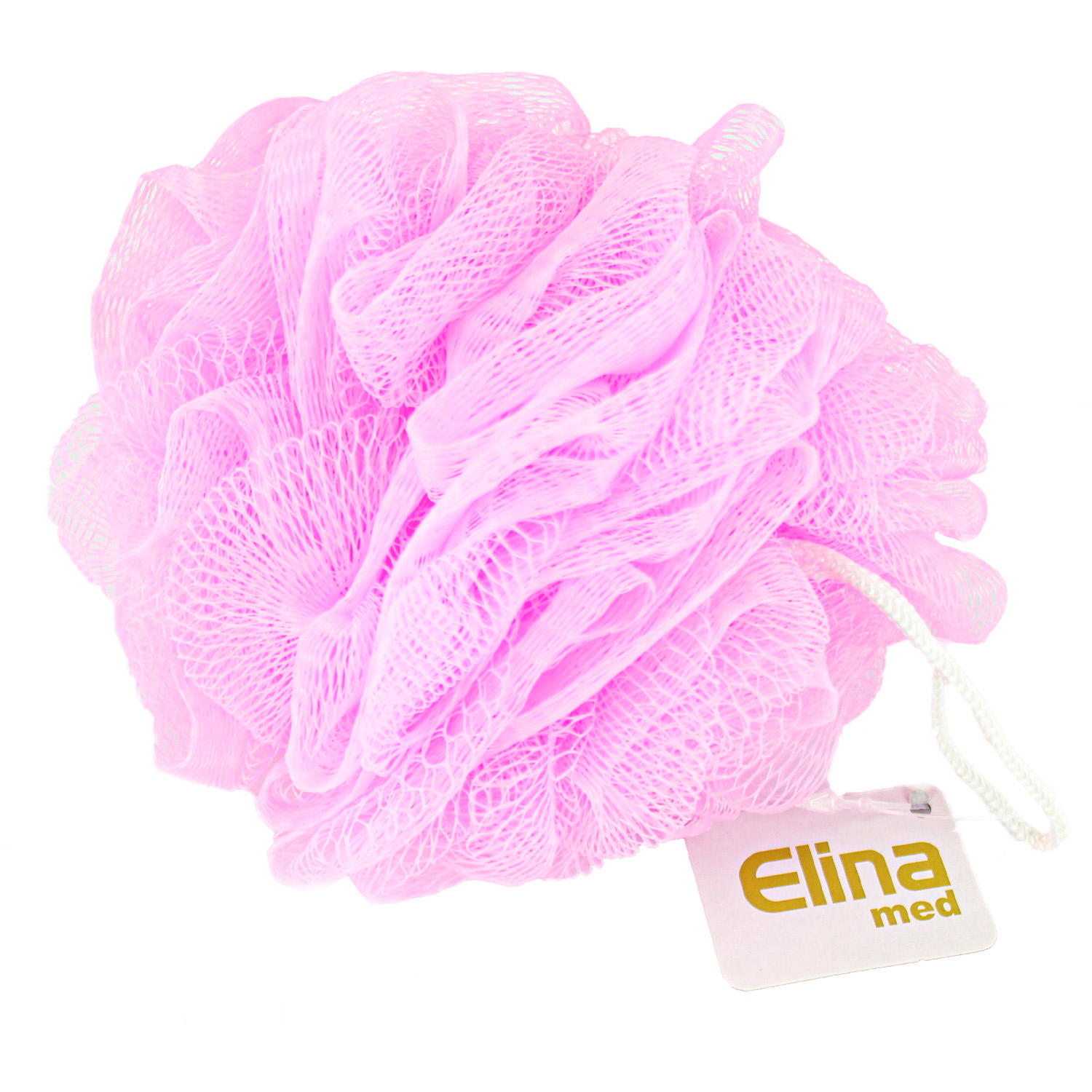 Elina med Duschknäul in Rosa