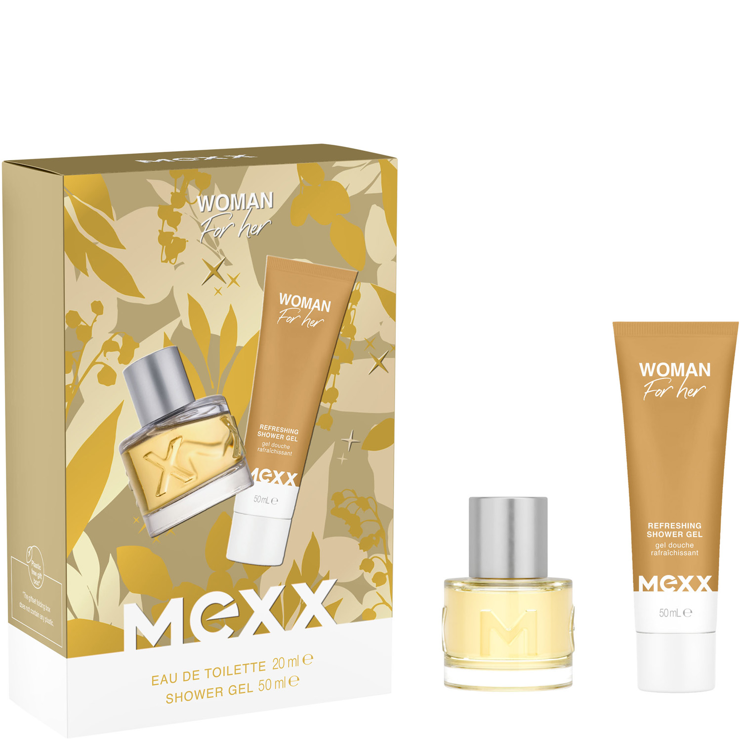 Mexx Woman Set Eau de Toilette 20ml & Shower Gel 50ml Mexx Woman Set Eau de Toilette 20ml & Shower Gel 50ml