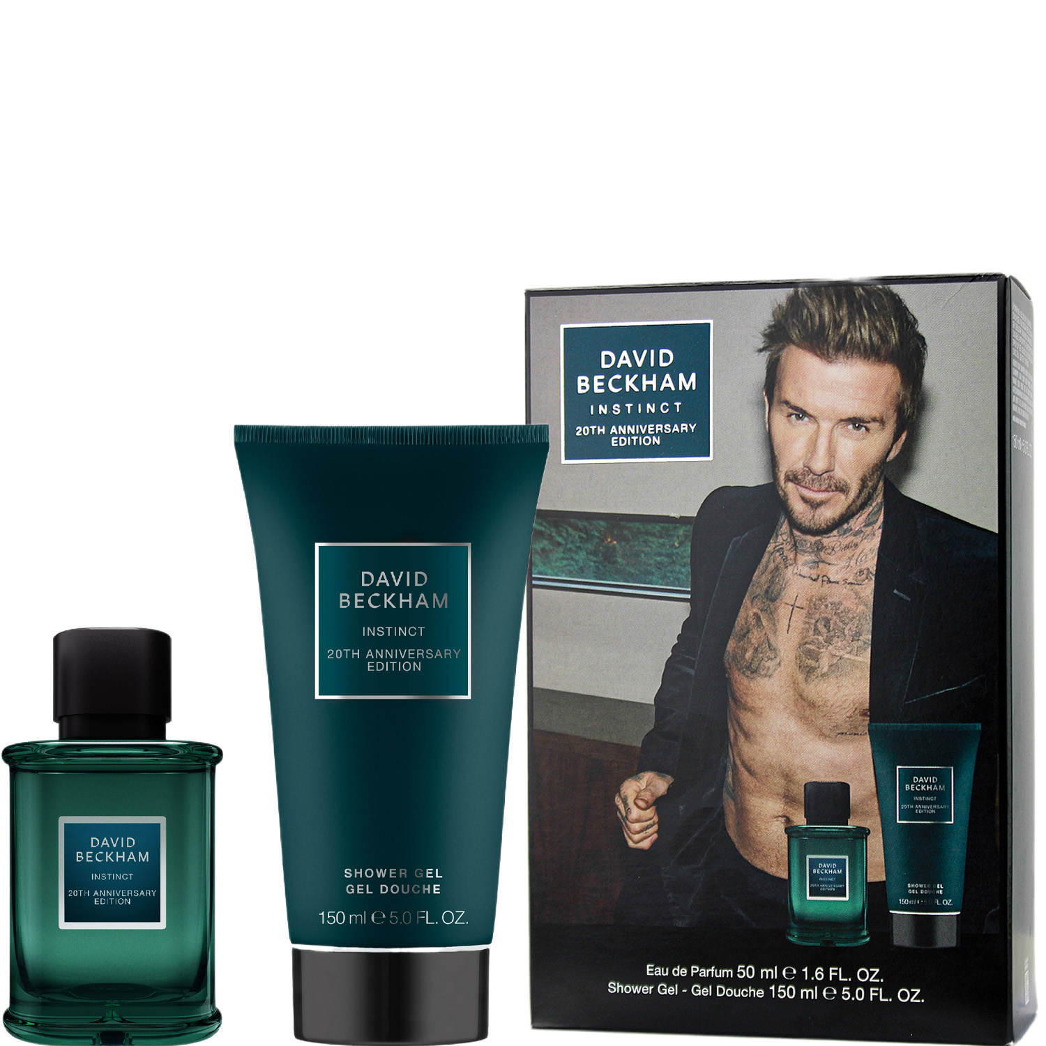 David Beckham Instinct 20th Anniversary Edition Set Eau de Parfum 50ml & Shower Gel 150ml