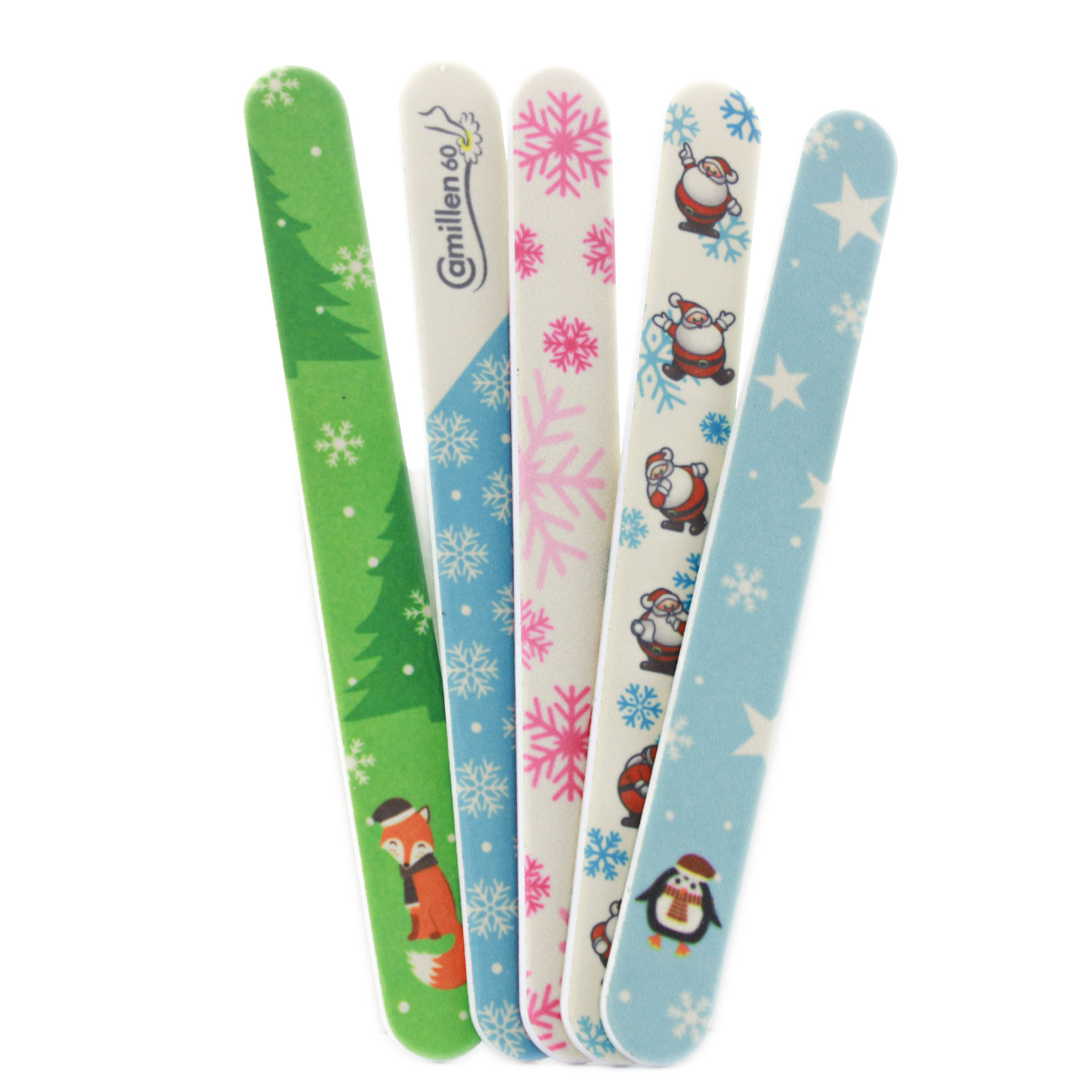 Camillen 60 Nagelfeile mit verschiedenen Wintermotiven 1er