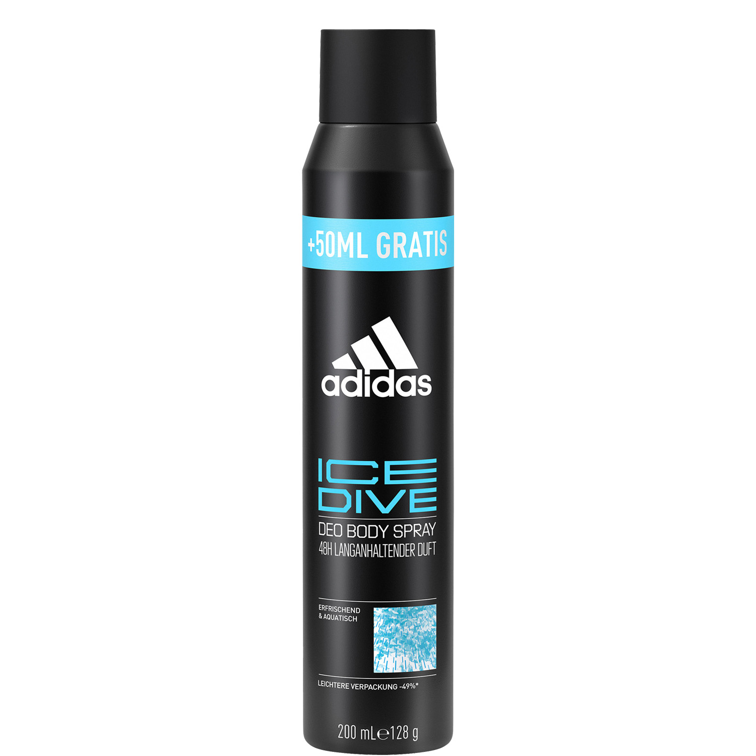 Adidas Ice Dive 48h Deodorant Bodyspray 150ml + 50ml GRATIS