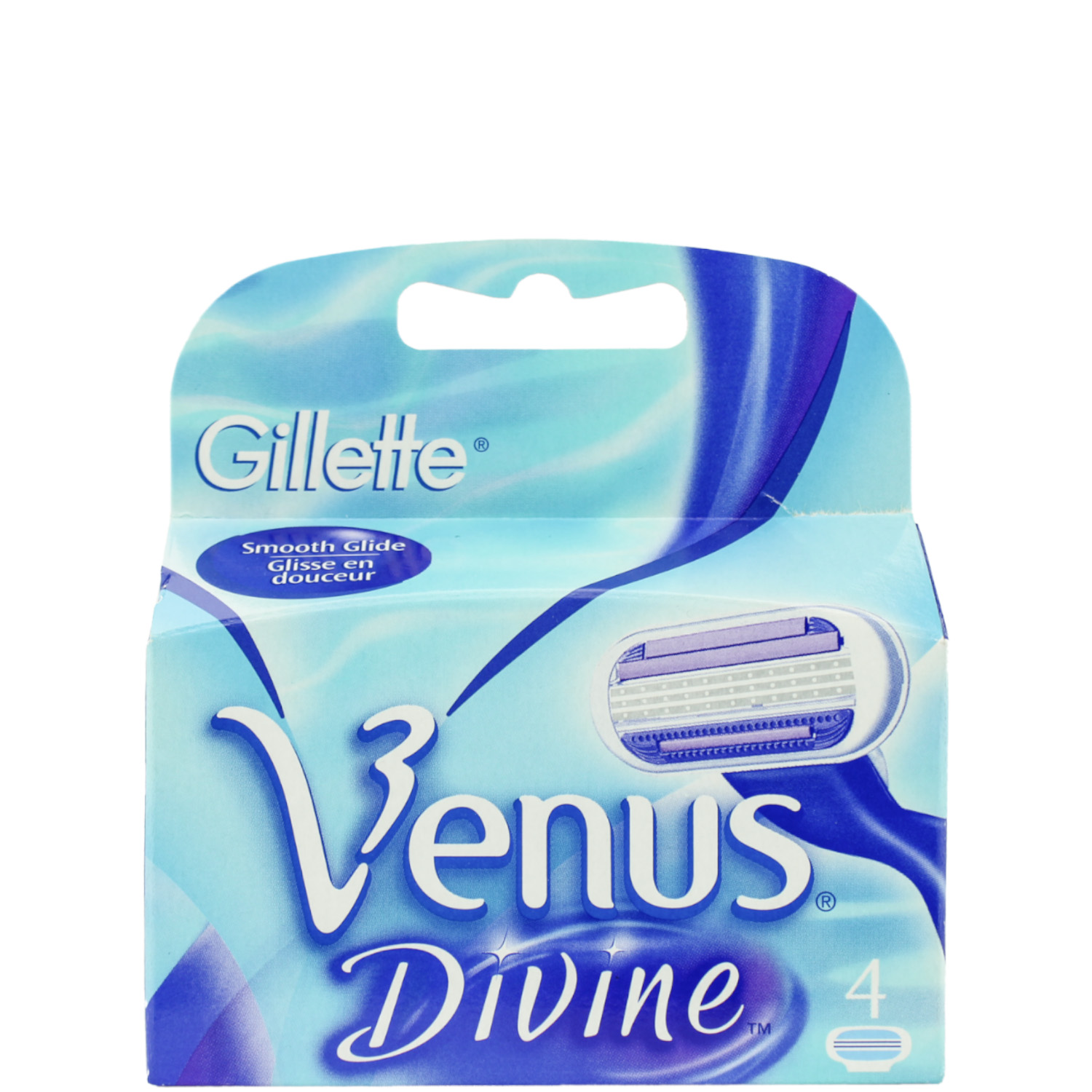 Gillette Venus Divine Sensitive Ersatzklingen 4er-Pack