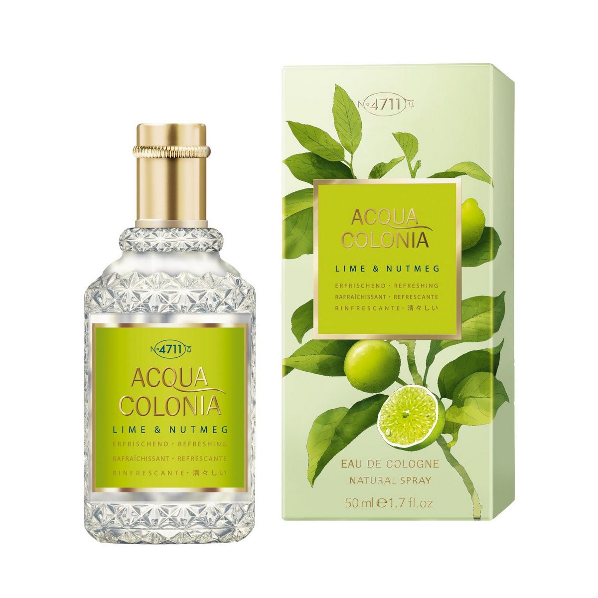 4711 Acqua Colonia Lime & Nutmeg Eau de Cologne 50ml