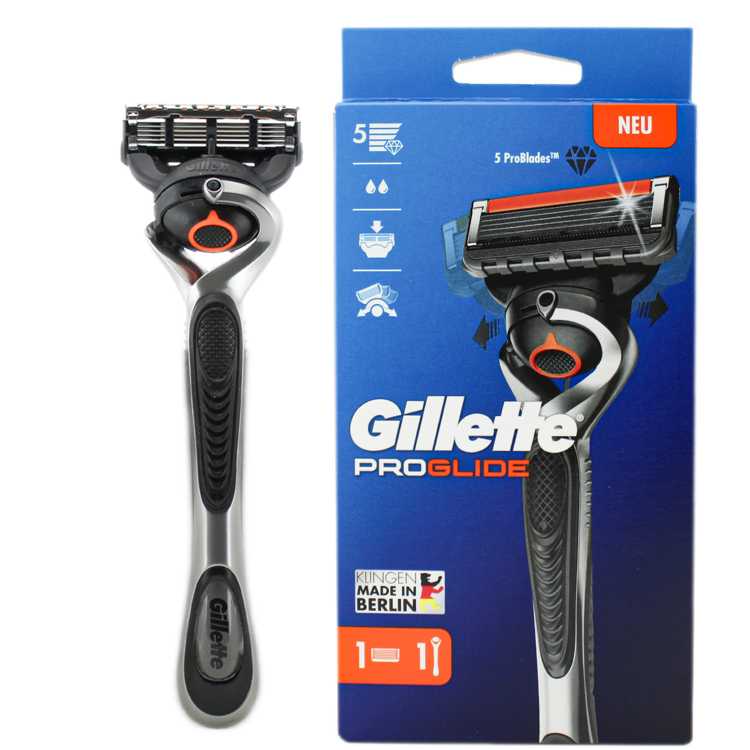 Gillette ProGlide Rasierer inkl. 1 Rasierklinge