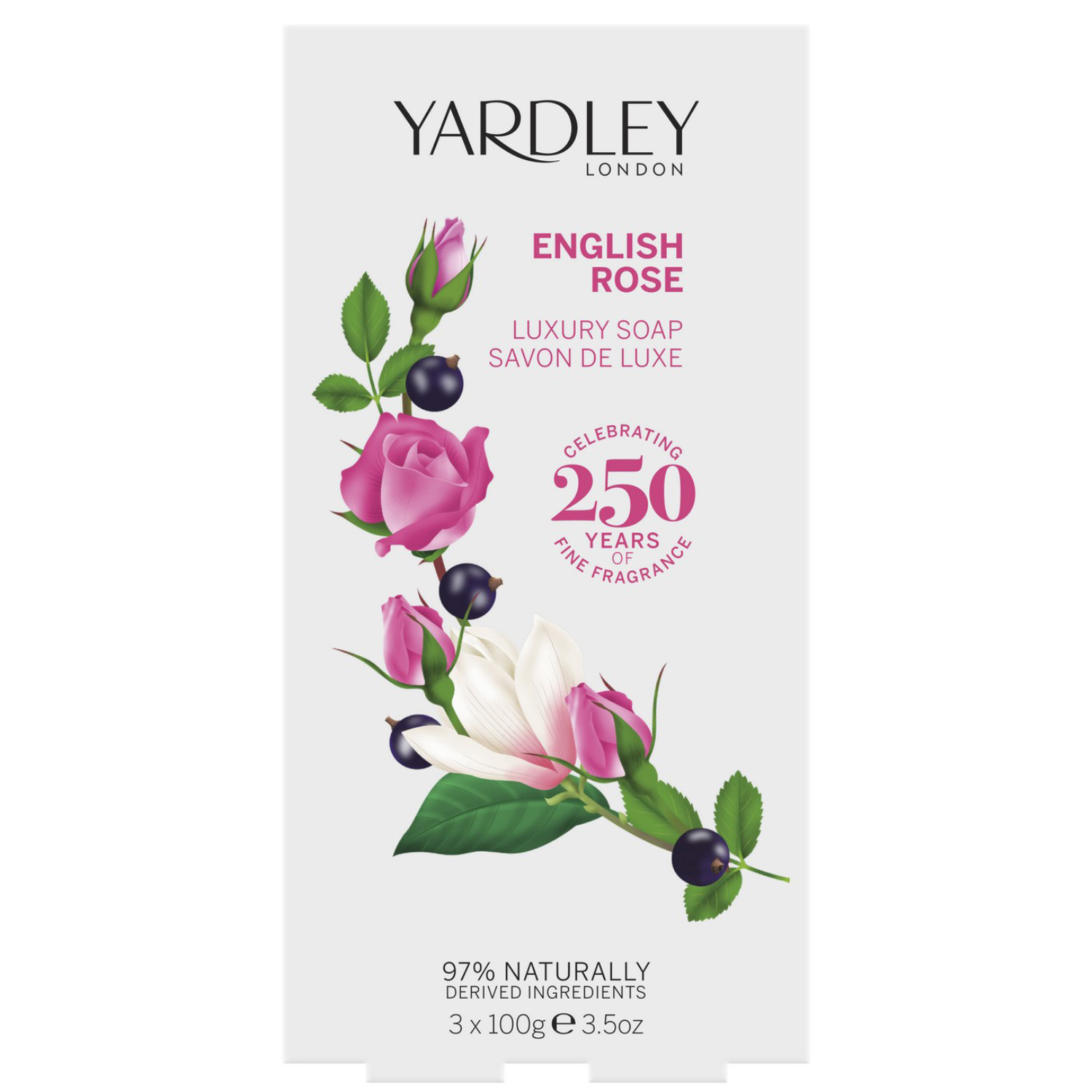 Yardley English Rose Seife 3x100g