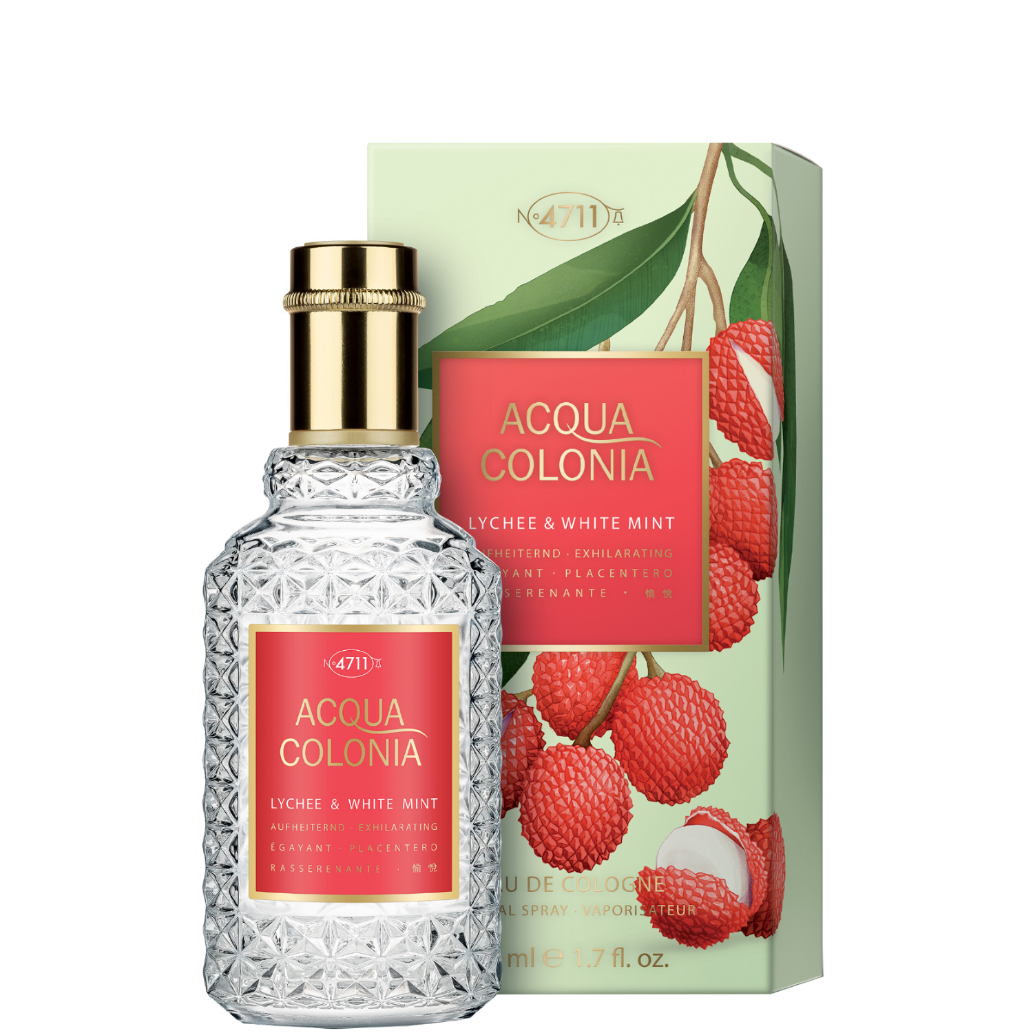 4711 Acqua Colonia Lychee & White Mint Eau de Cologne 50ml