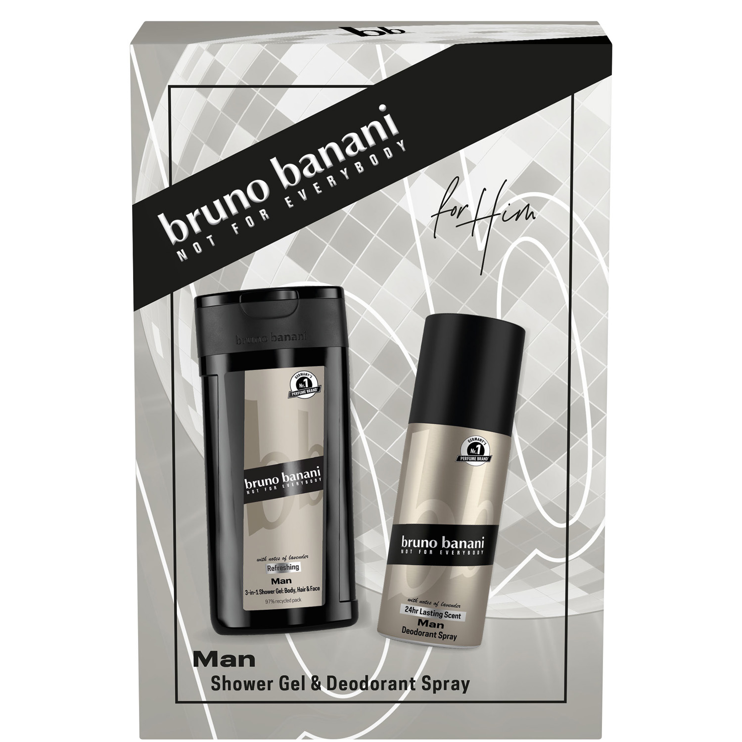 Bruno Banani Man Set Deodorant Spray 150ml & Shower Gel 250ml