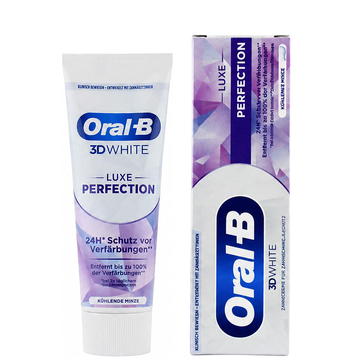 Oral-B 3D White Luxe Perfection Whitening Zahncreme mit Pfefferminzgeschmack 75ml