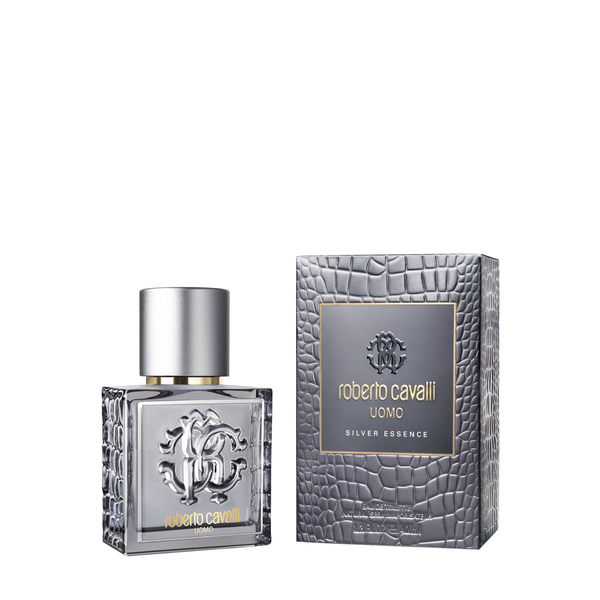 Roberto Cavalli Uomo Silver Essence Eau de Toilette 40ml