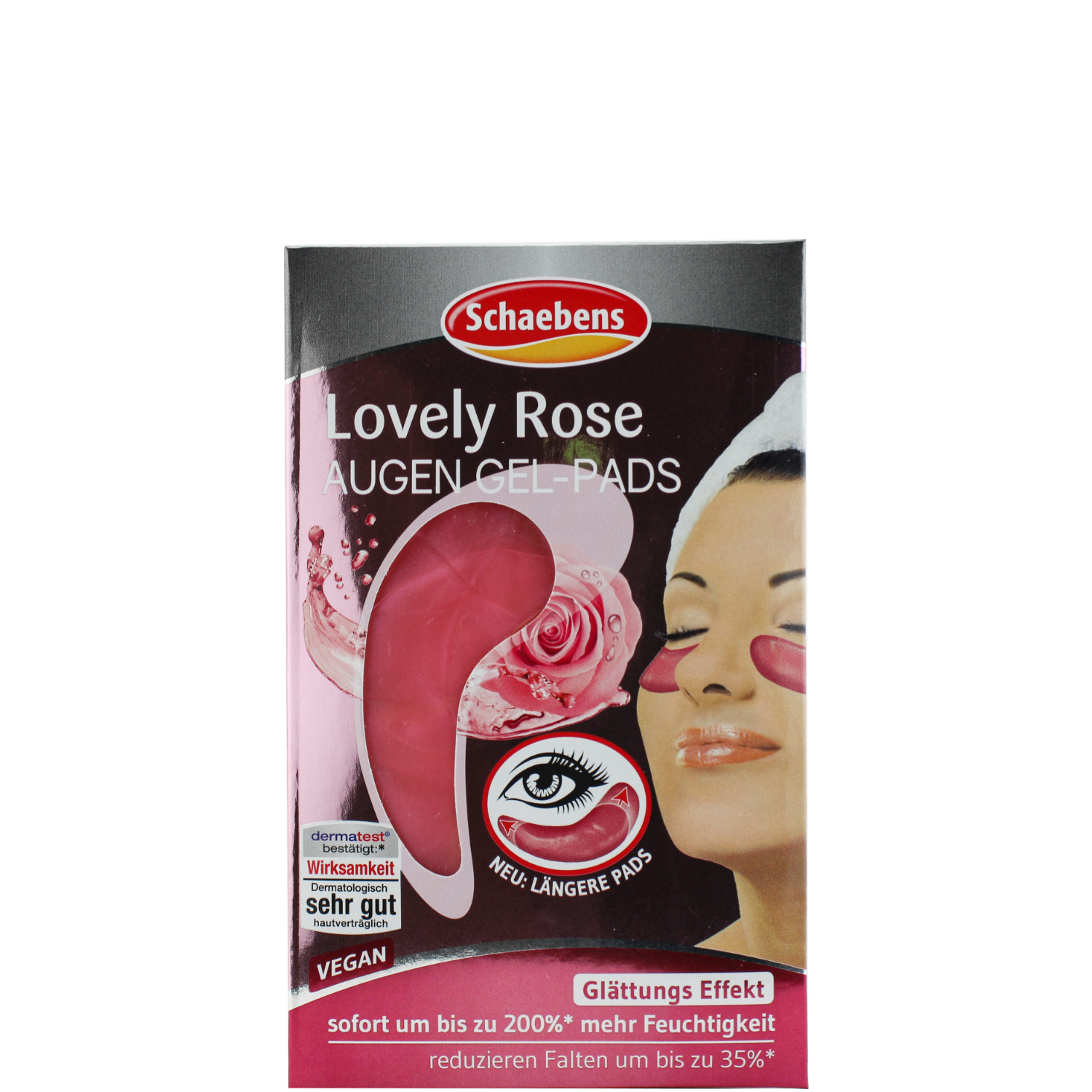 Schaebens Lovly Rose Augen Gel-Pads 1 Paar