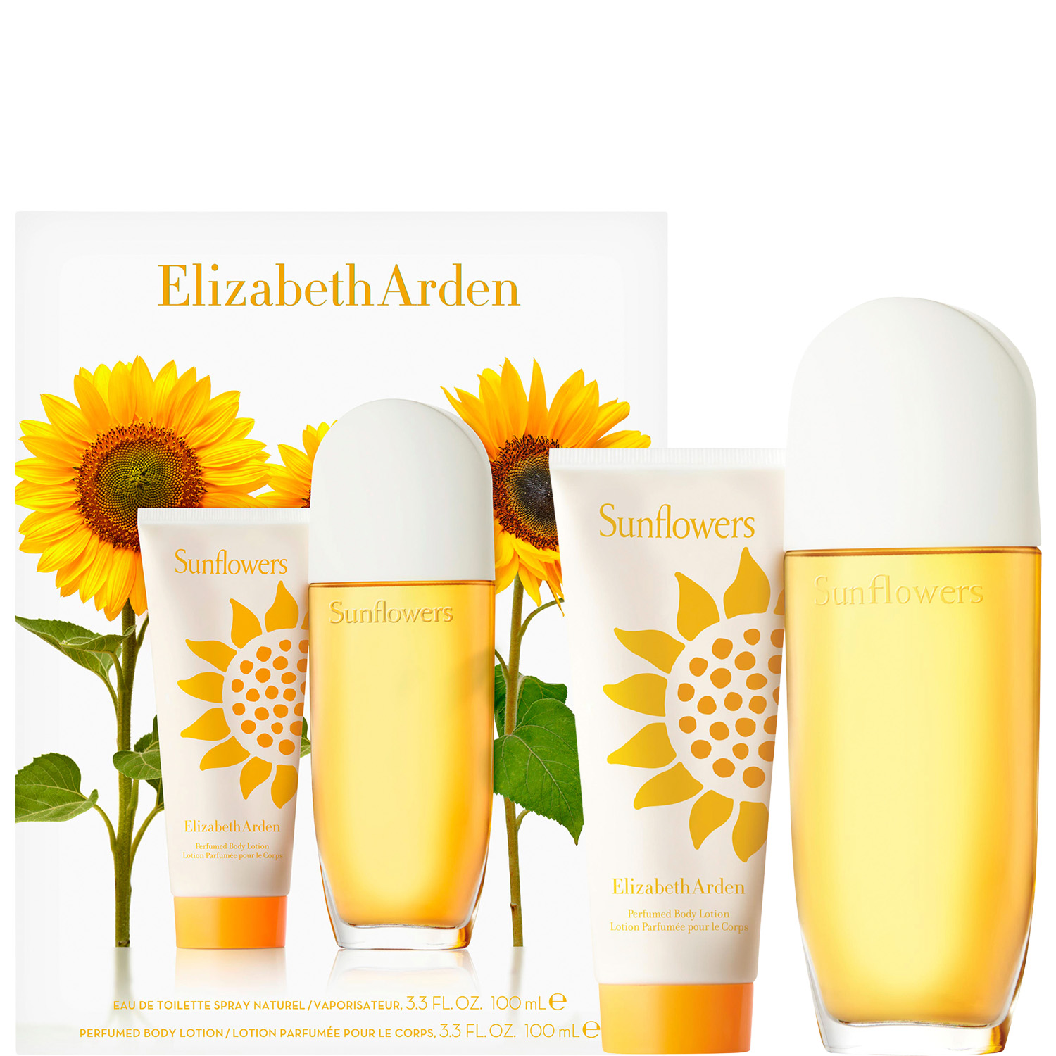 Elizabeth Arden Sunflowers Set Eau de Toilette 100ml & Body Lotion 100ml