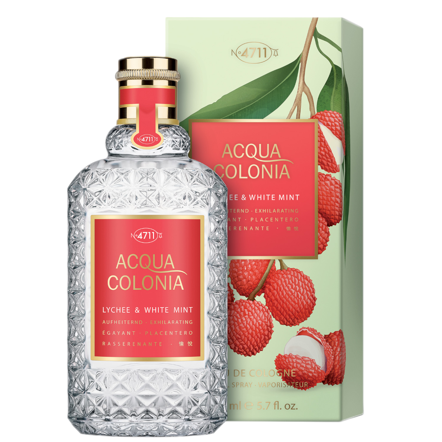 4711 Acqua Colonia Lychee & White Mint Eau de Cologne 170ml