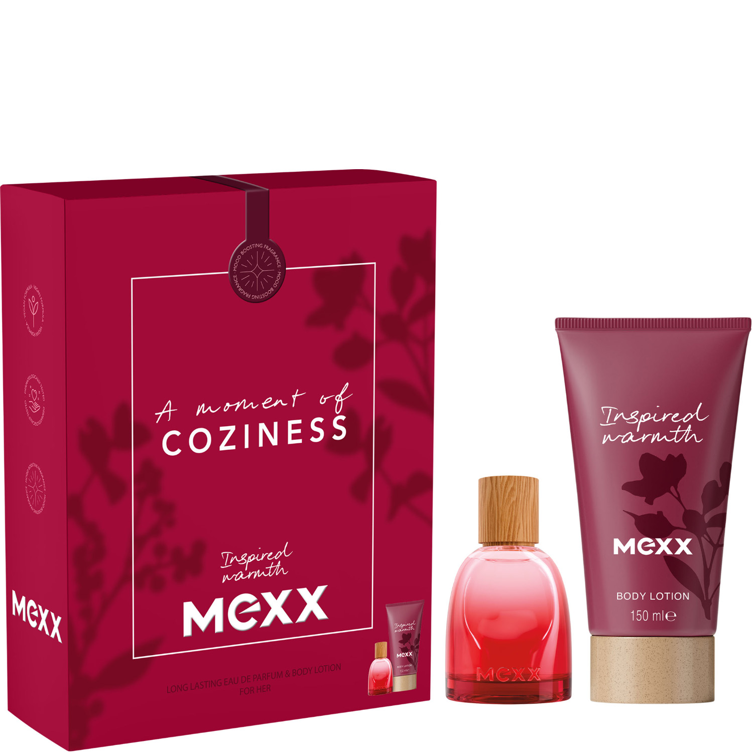Mexx Inspired Warmth for Her Set Eau de Parfum 30ml & Body Lotion 150ml