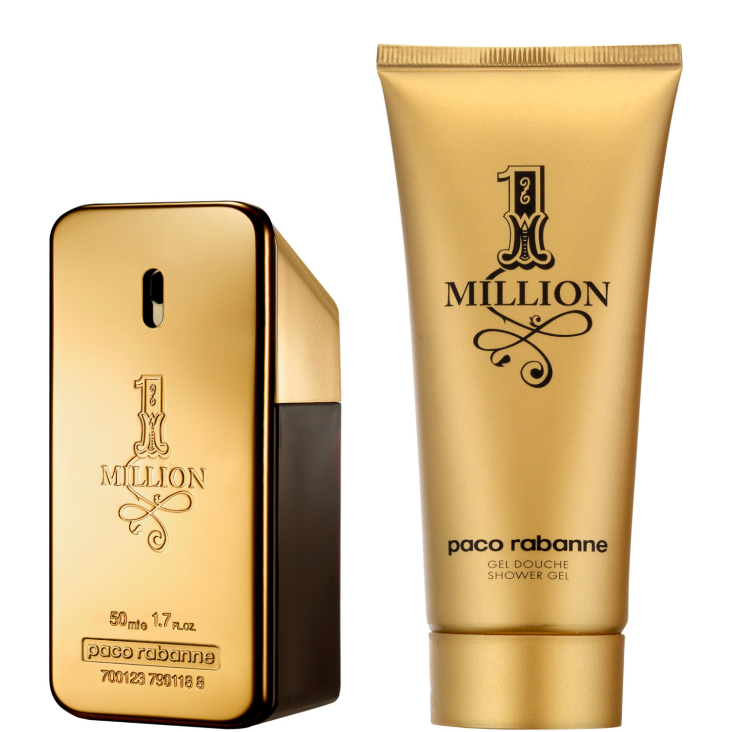 Paco Rabanne 1 Million Set 2022 Eau de Toilette 50ml & Shower Gel 100ml