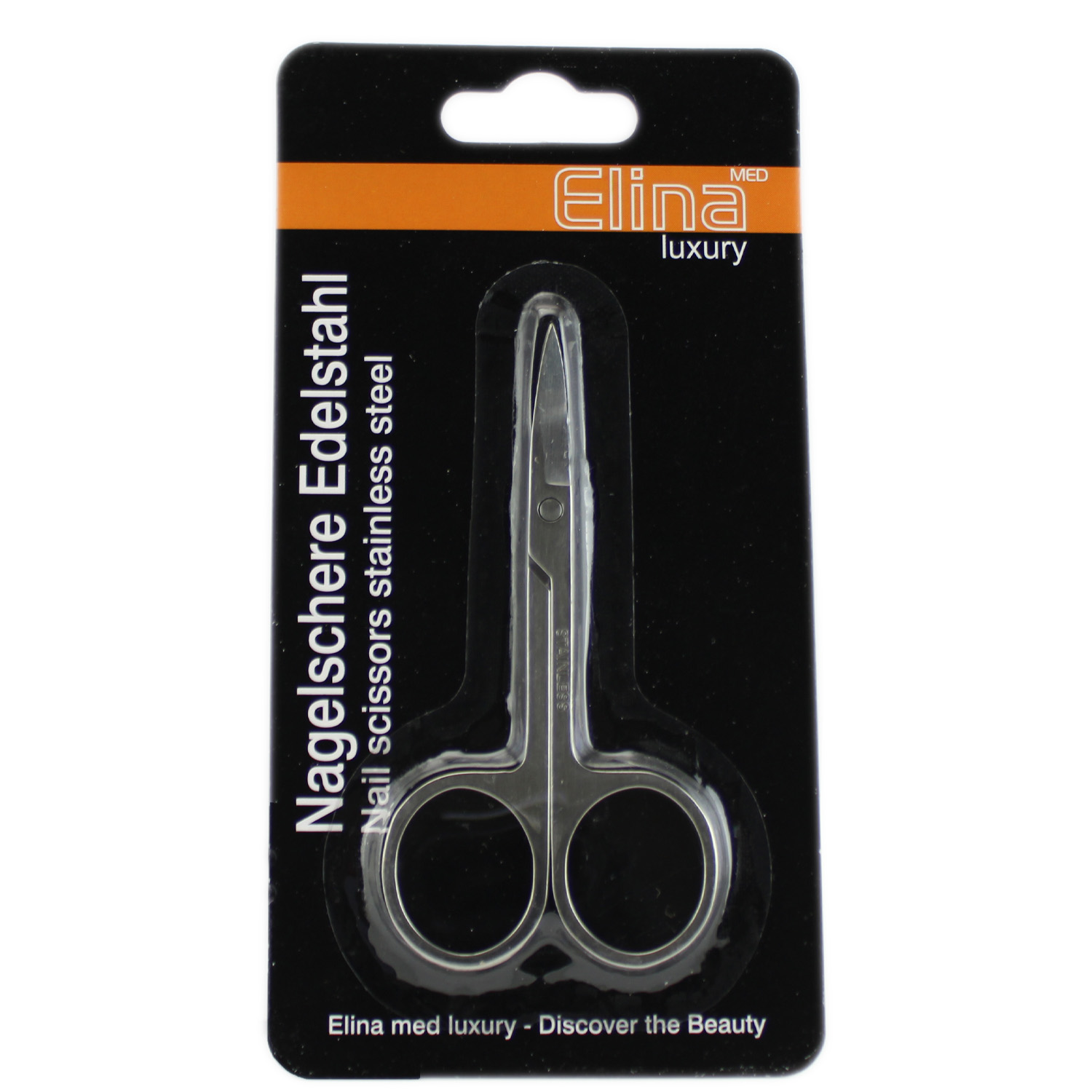 Elina med Luxury Nagelschere aus Edelstahl 9cm