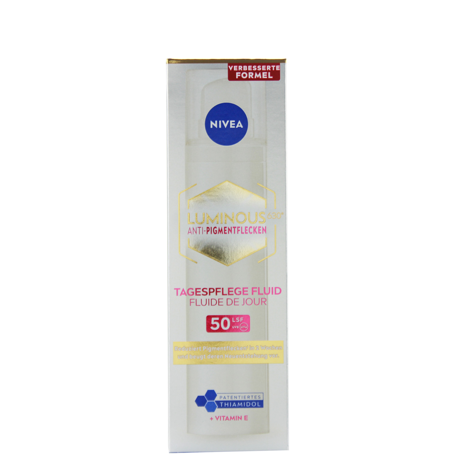 Nivea Luminous 630° Anti-Pigmentflecknen Tagespflege Fluid mit LSF50 40ml
