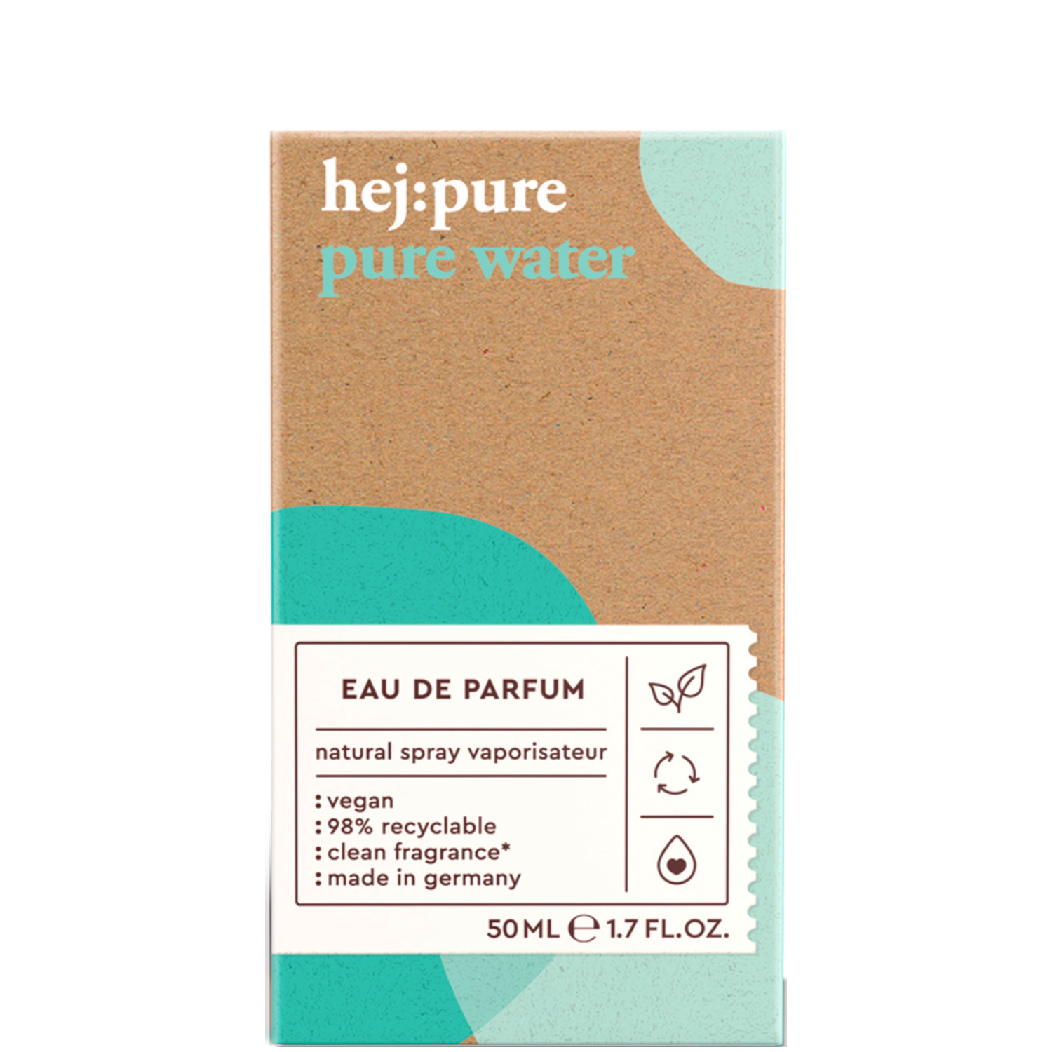 hej:pure Pure Water Eau de Parfum 50ml