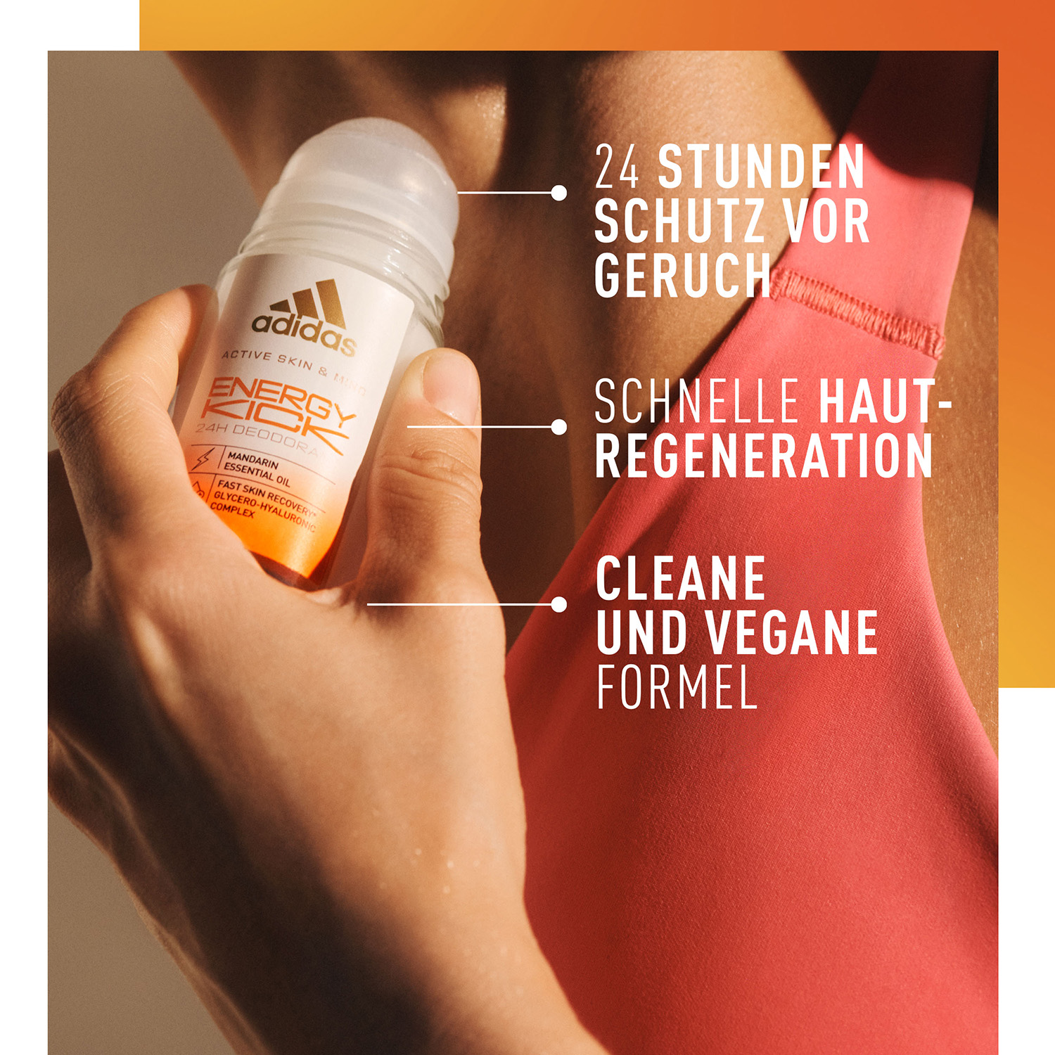 Adidas for Woman Energy Kick Deodorant Roll-On 50ml