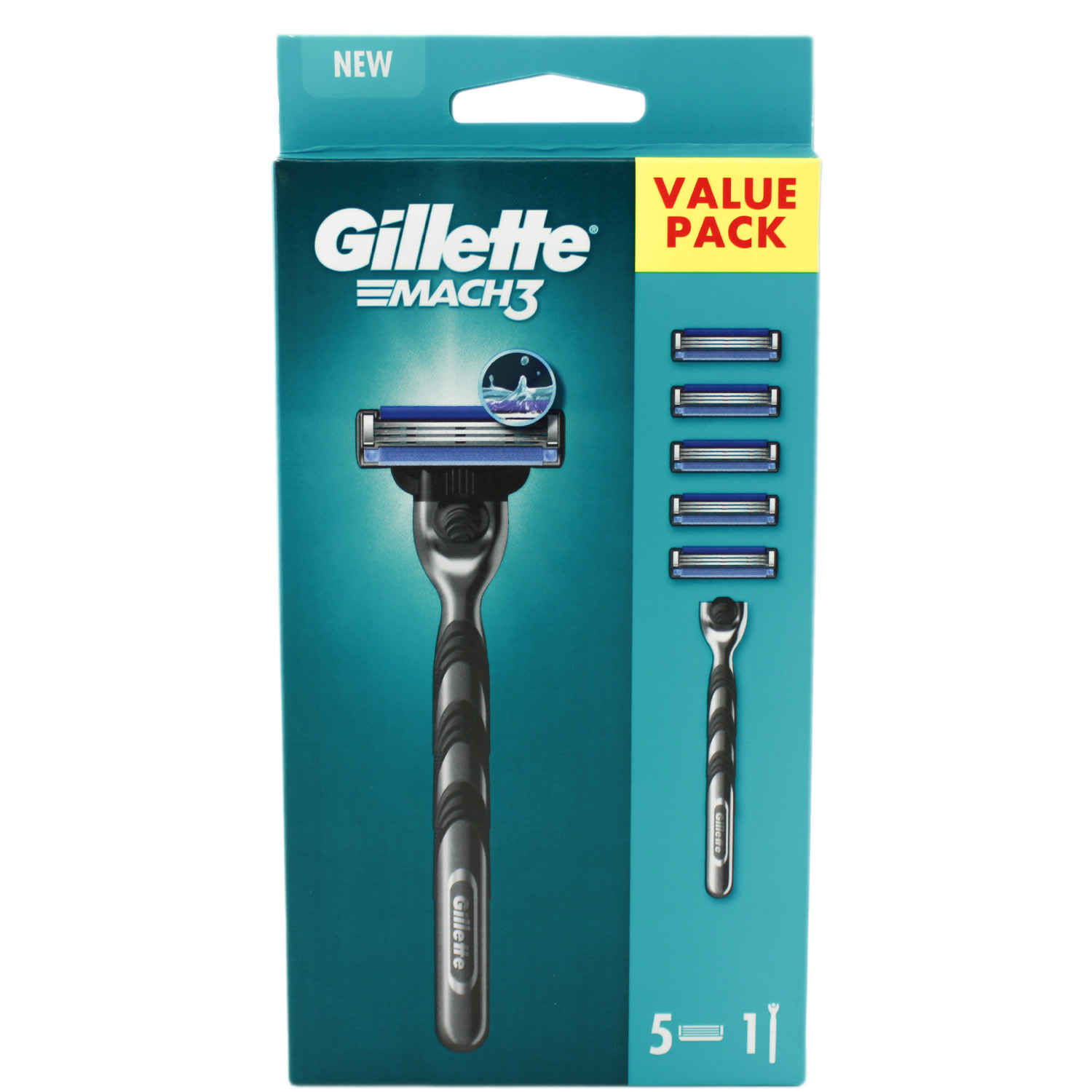 Gillette Mach3 Rasierer inkl. 5 Rasierklinge