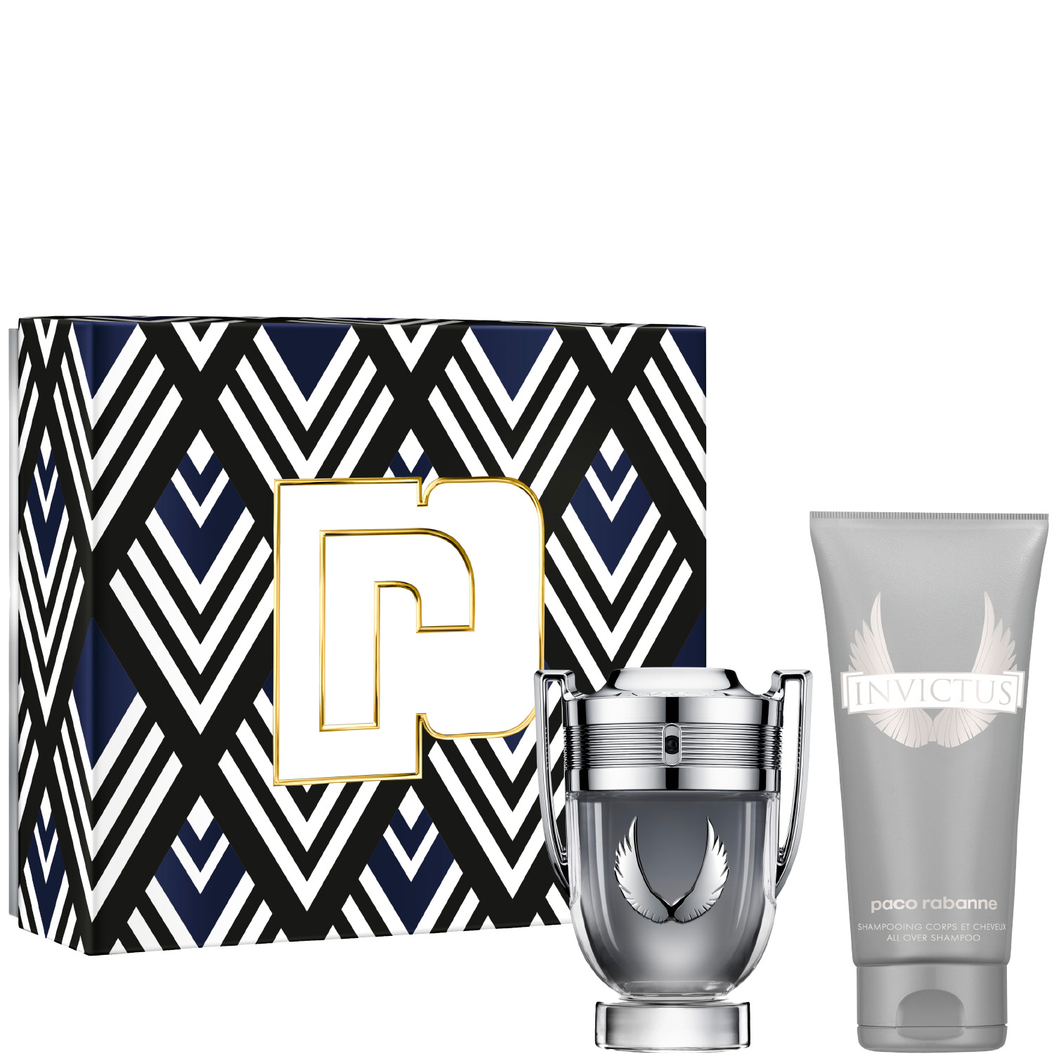 Rabanne Invictus Platinum Set 2023 Eau de Parfum 50ml & Shower Gel 100ml
