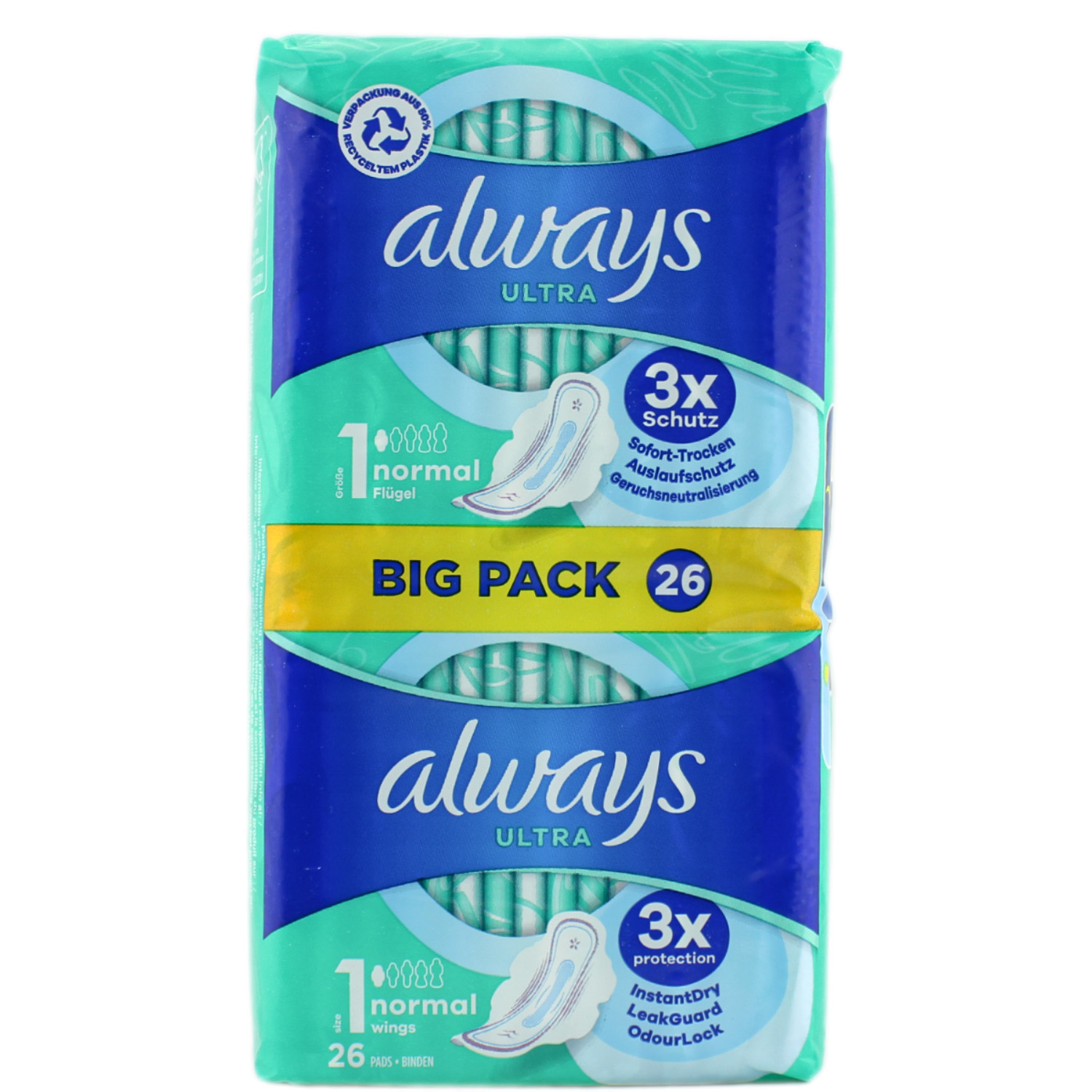 Always Ultra Binde Normal mit Flügeln 26er-BigPack