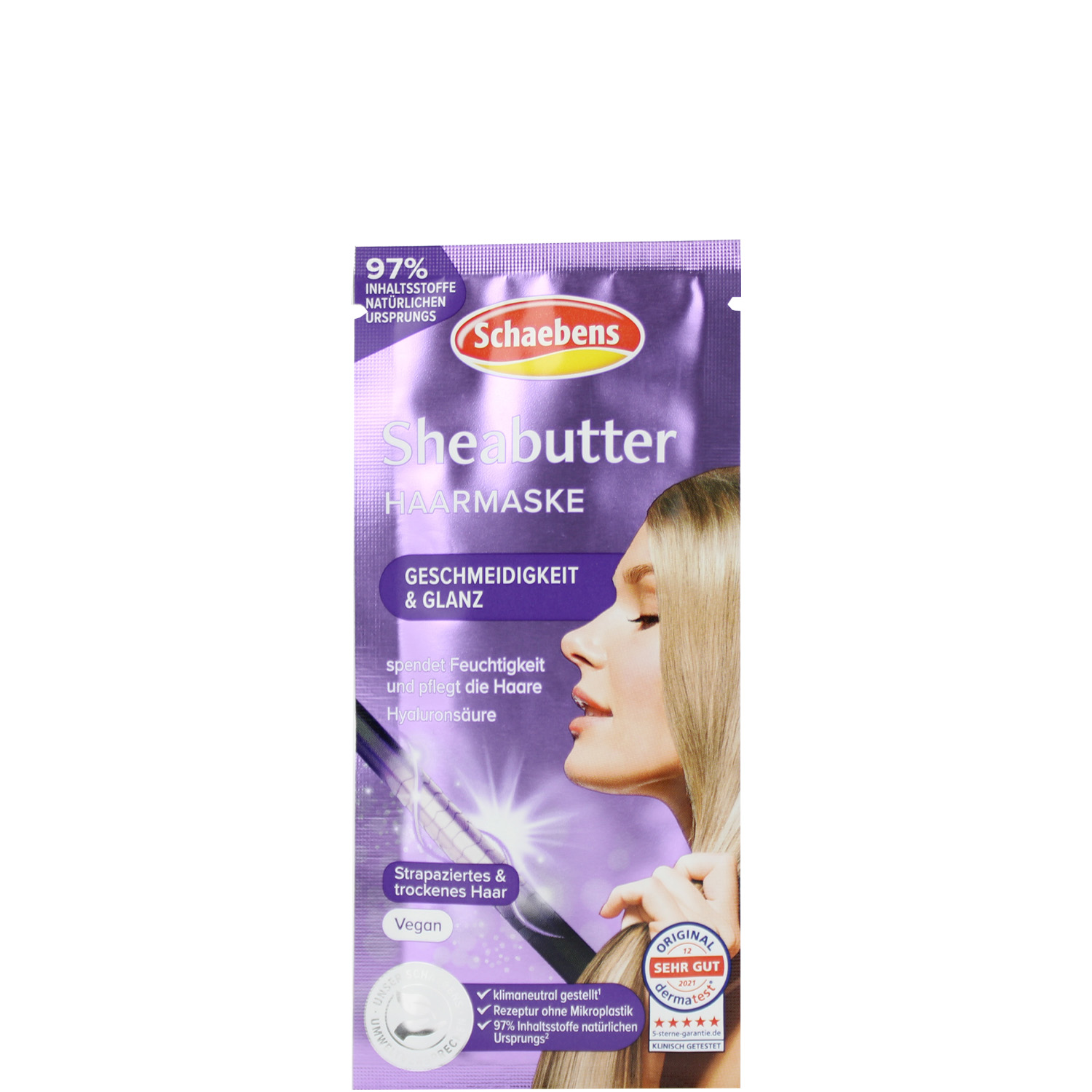 Schaebens Sheabutter Haarmaske für Geschmeidigkeit & Glanz 20ml