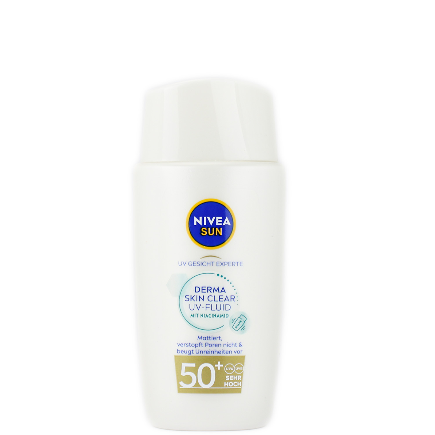 Nivea Sun UV Gesicht Experte Derma Skin Clear UV-Fluid mit LSF50+ 40ml Nivea Sun UV Gesicht Experte Derma Skin Clear UV-Fluid mit LSF50+ 40ml