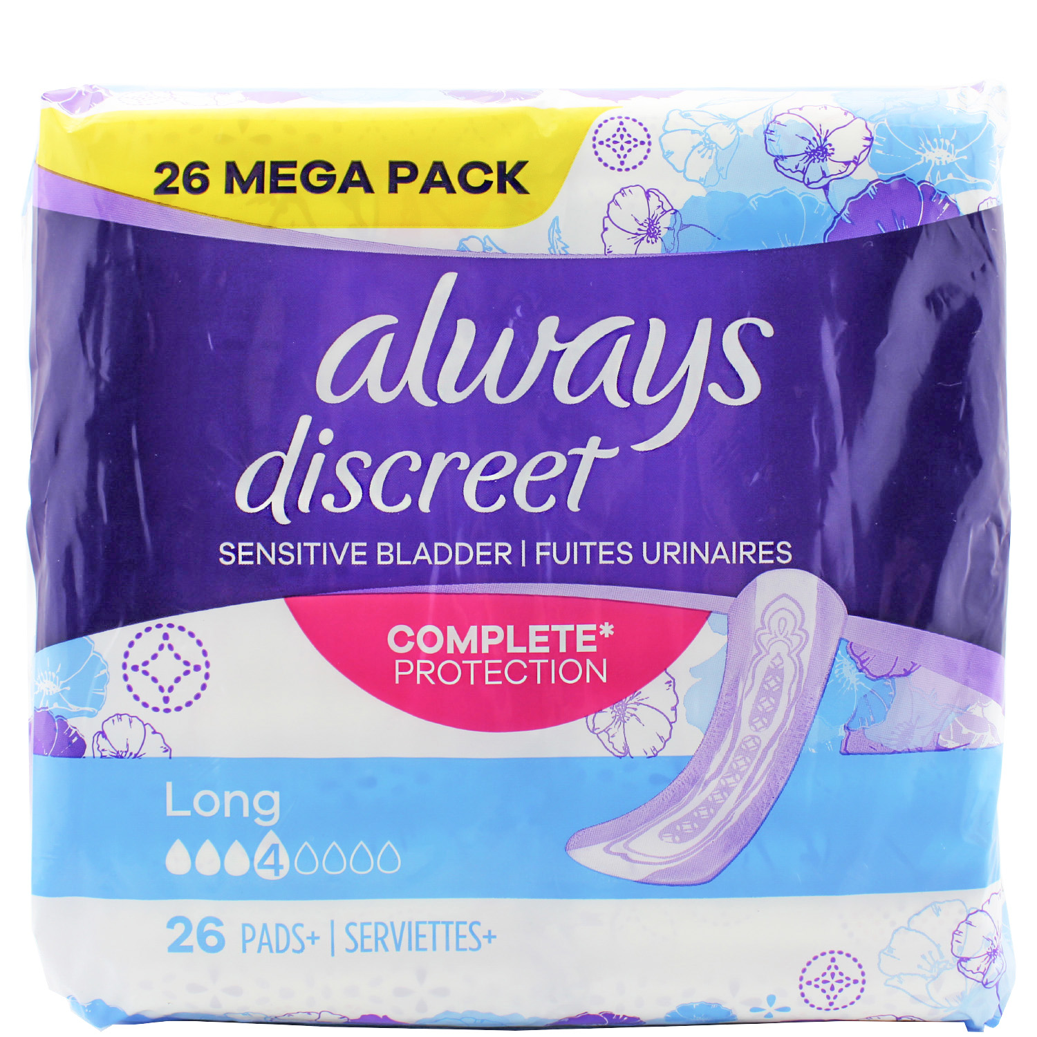 Always Discreet Einlagen bei Blasenschwäche Long 26er-Mega Pack Always Discreet Einlagen bei Blasenschwäche Long 26er-Mega Pack